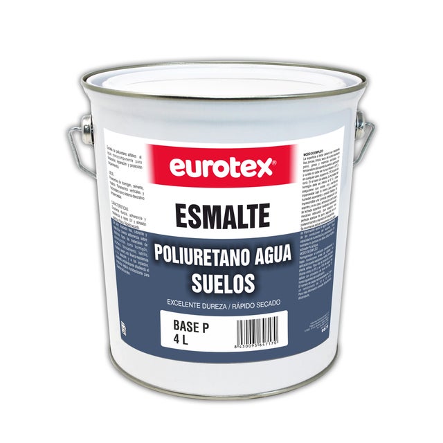 BASE PINTURA POLIURETANO SUELOS BASE AGUA 4L TONOS CLAROS