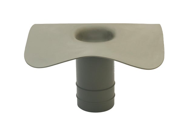 CAZOLETA PVC SALIDA VERTICAL DIÁMETRO 90 MM