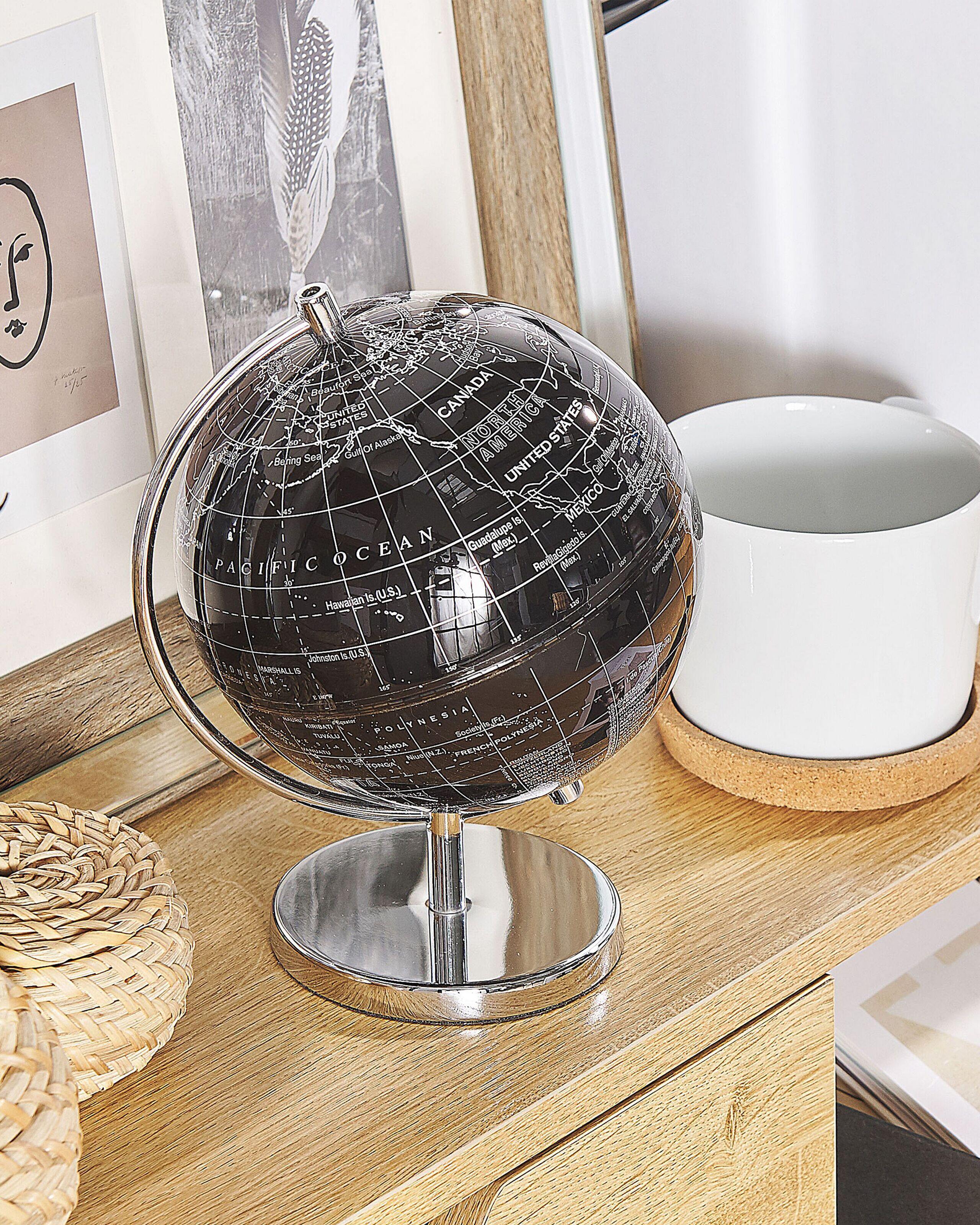 Mascagni Mappamondo Magnetico Sospeso Blue – Globo Terra Blu Con Luci LED E Base, Diametro 13 Cm, Altezza Totale 28 Cm