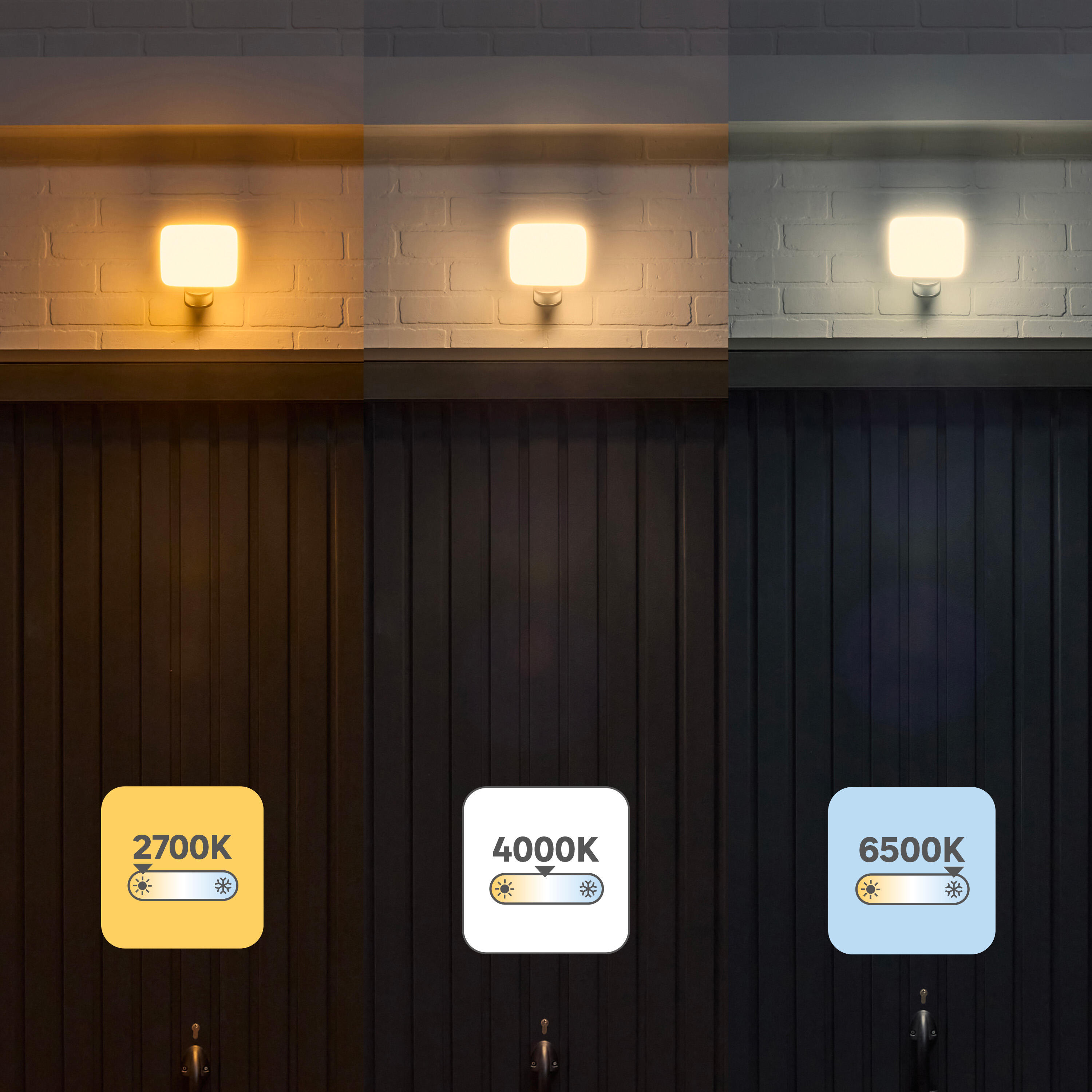 Projecteur LED à détection, 4800 lm blanc chaud / neutre ou froid, Kanti INSPIRE - 3
