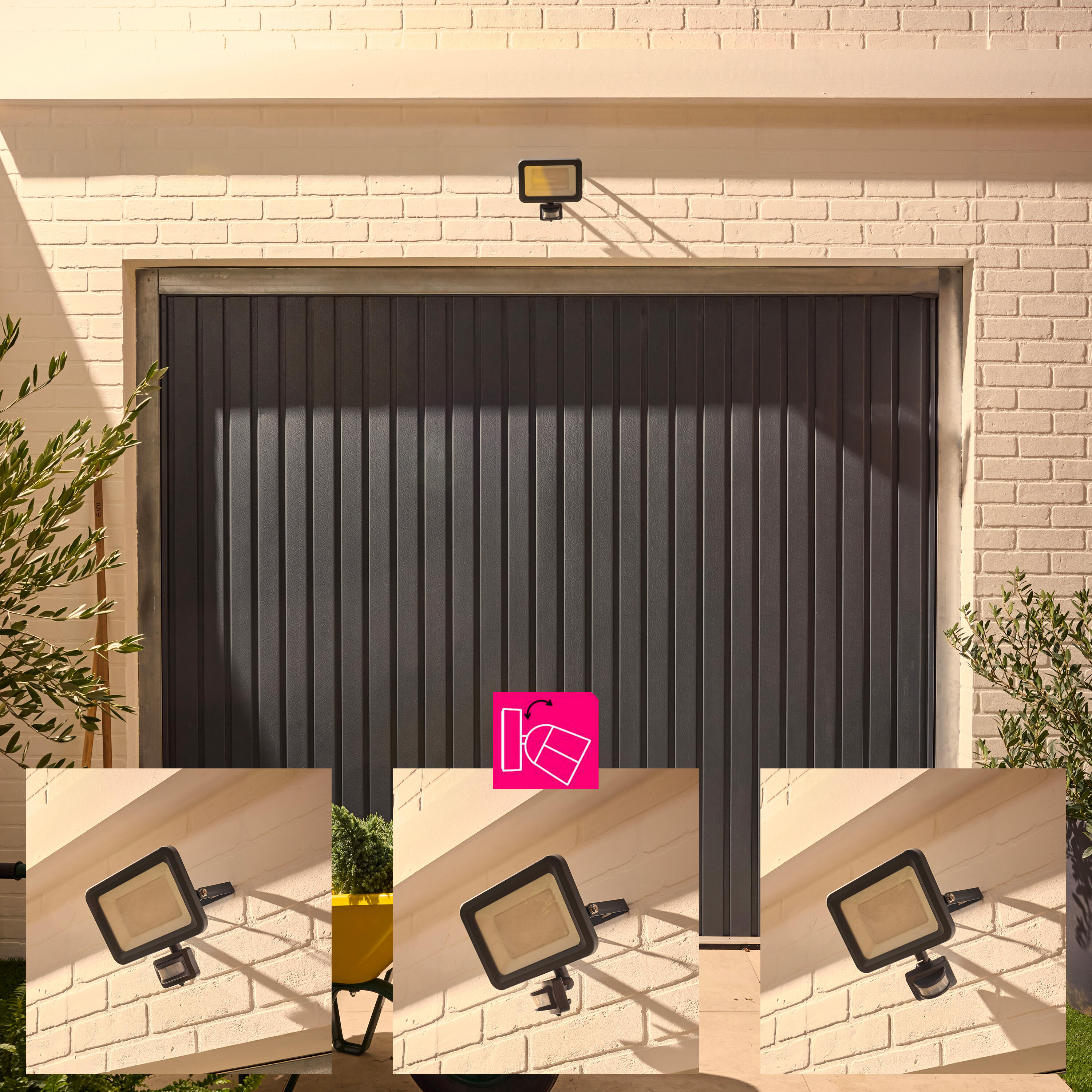 Projecteur LED à détection 6750 lm blanc chaud / neutre ou froid Yonkers INSPIRE - 4