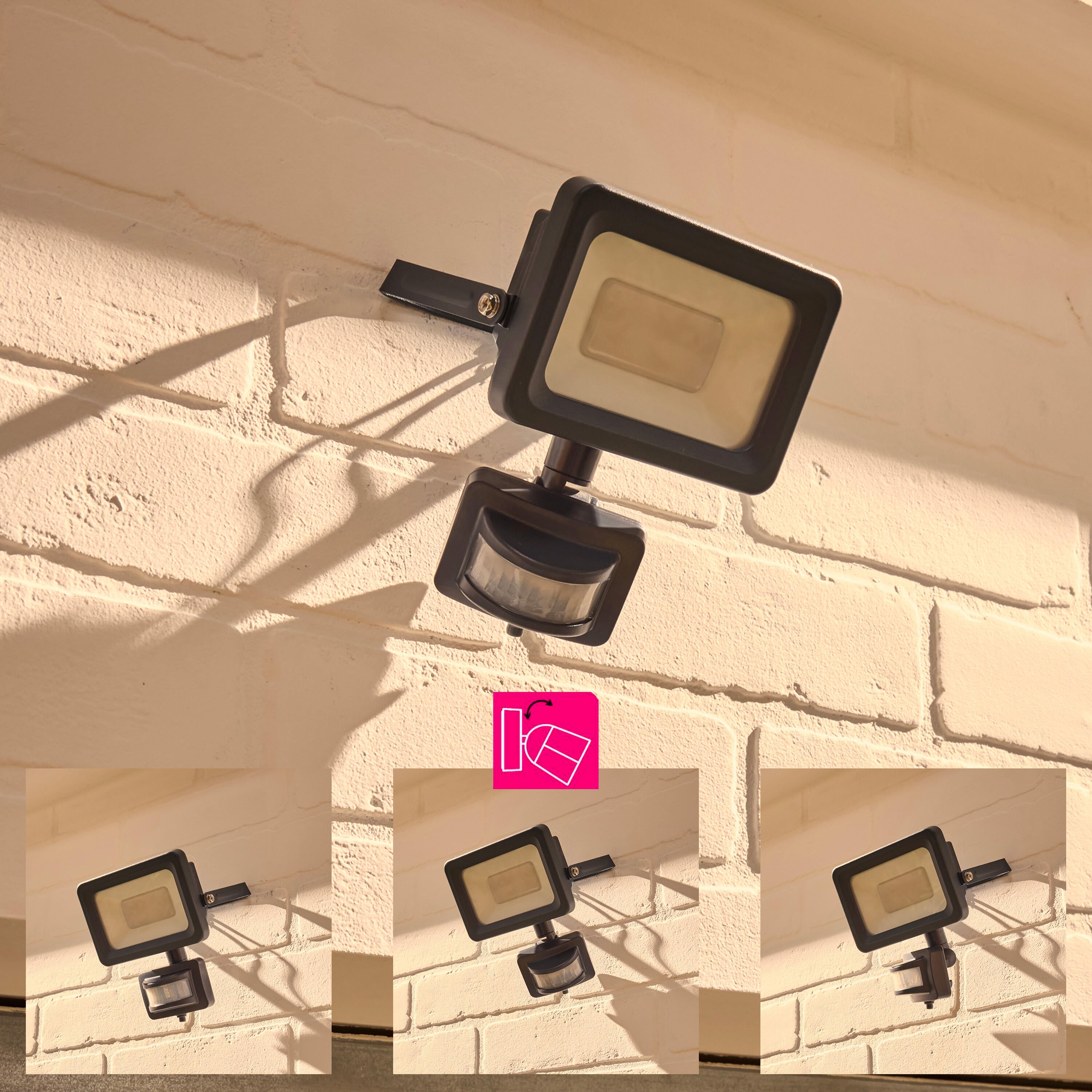 Projetor de exterior Yonkers 4050lm cct ip65 alumínio cinzento Inspire - 9