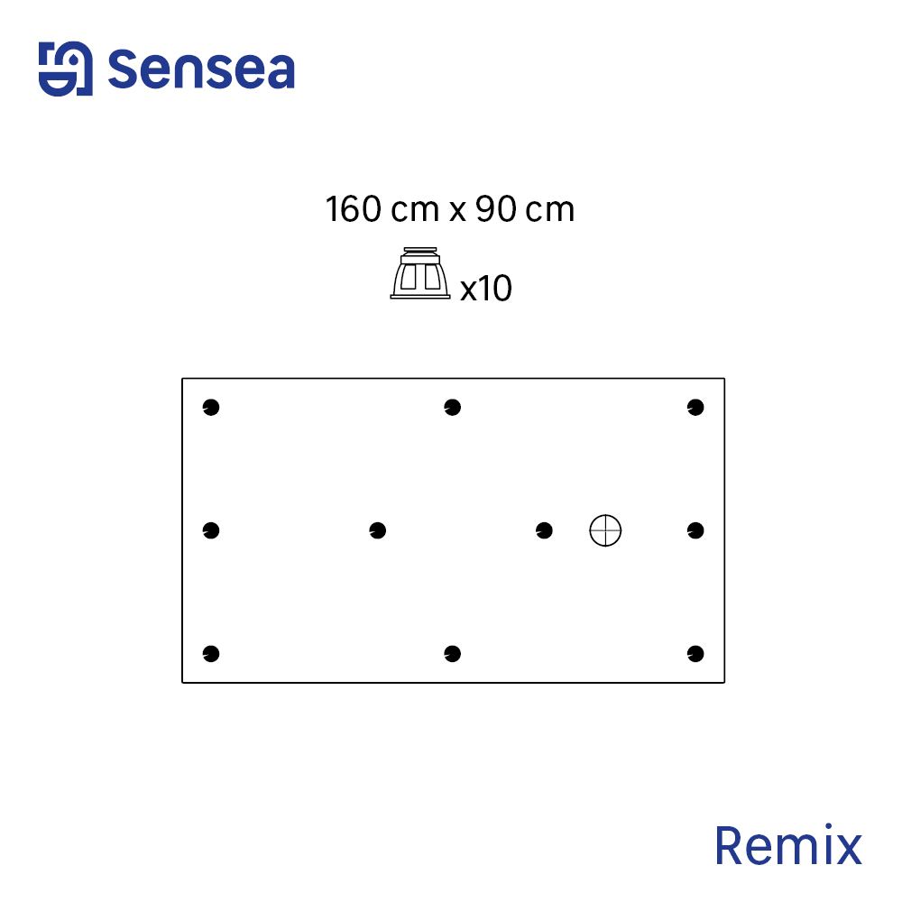 Receveur de douche extraplat, résine, blanc l.90 x L.160 cm, Remix - 5