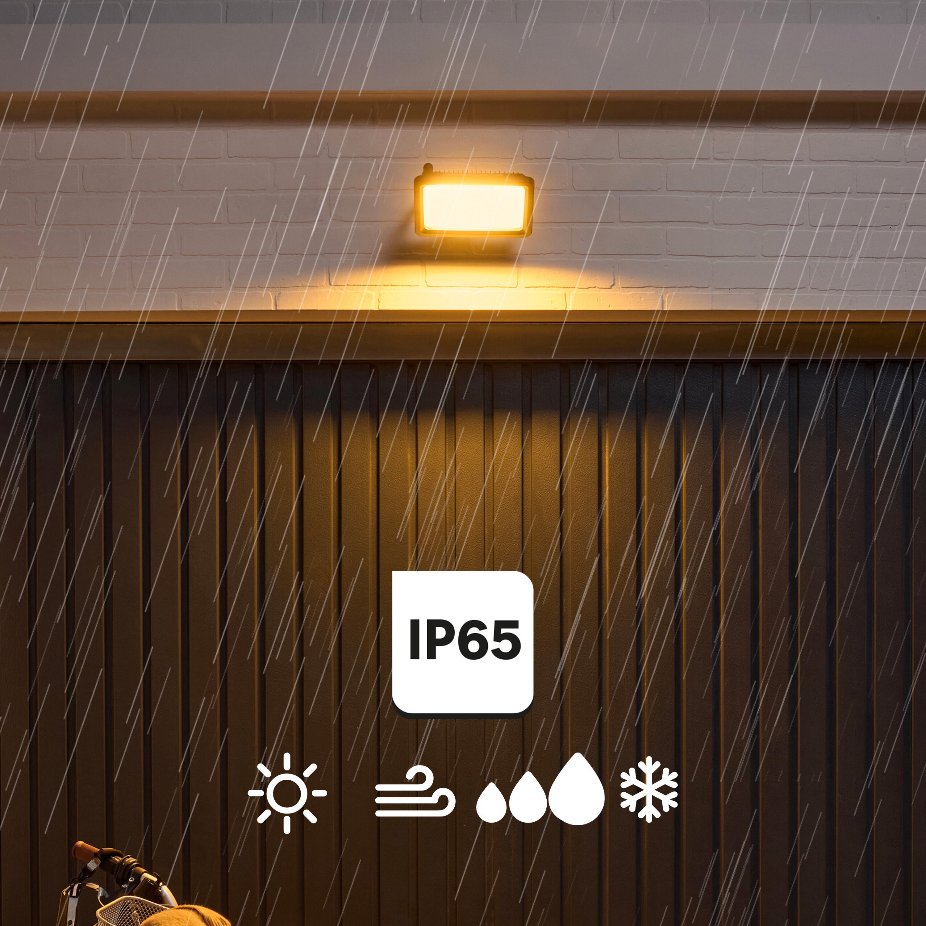 Projecteur LED 13500 lm blanc chaud / neutre ou froid Yonkers anthracite INSPIRE - 4