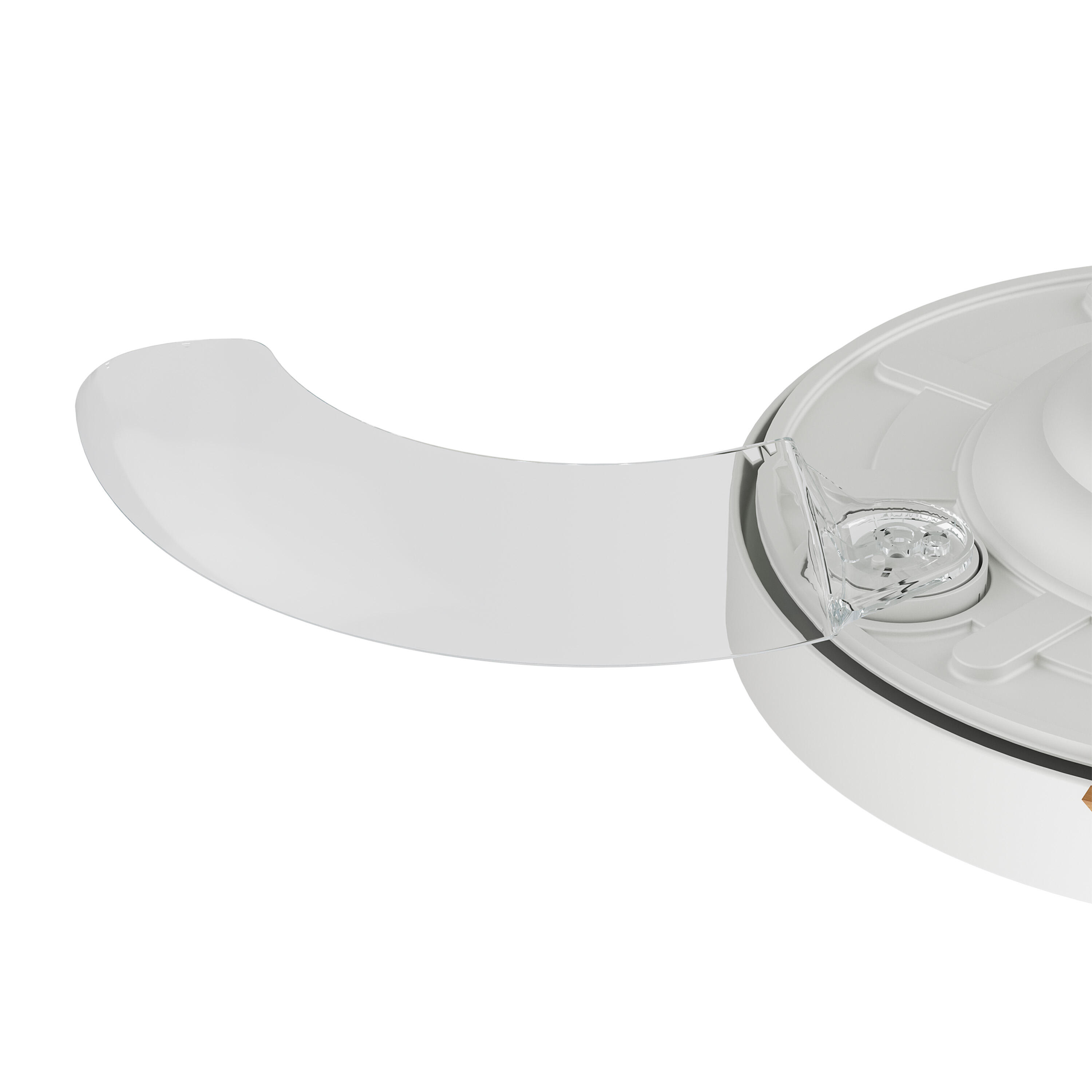 Ventoinha de teto com lâmpada silenciosa 3 pás motor DC D91 3500 Lm branco madeira Furtuna Inspire
 - 10