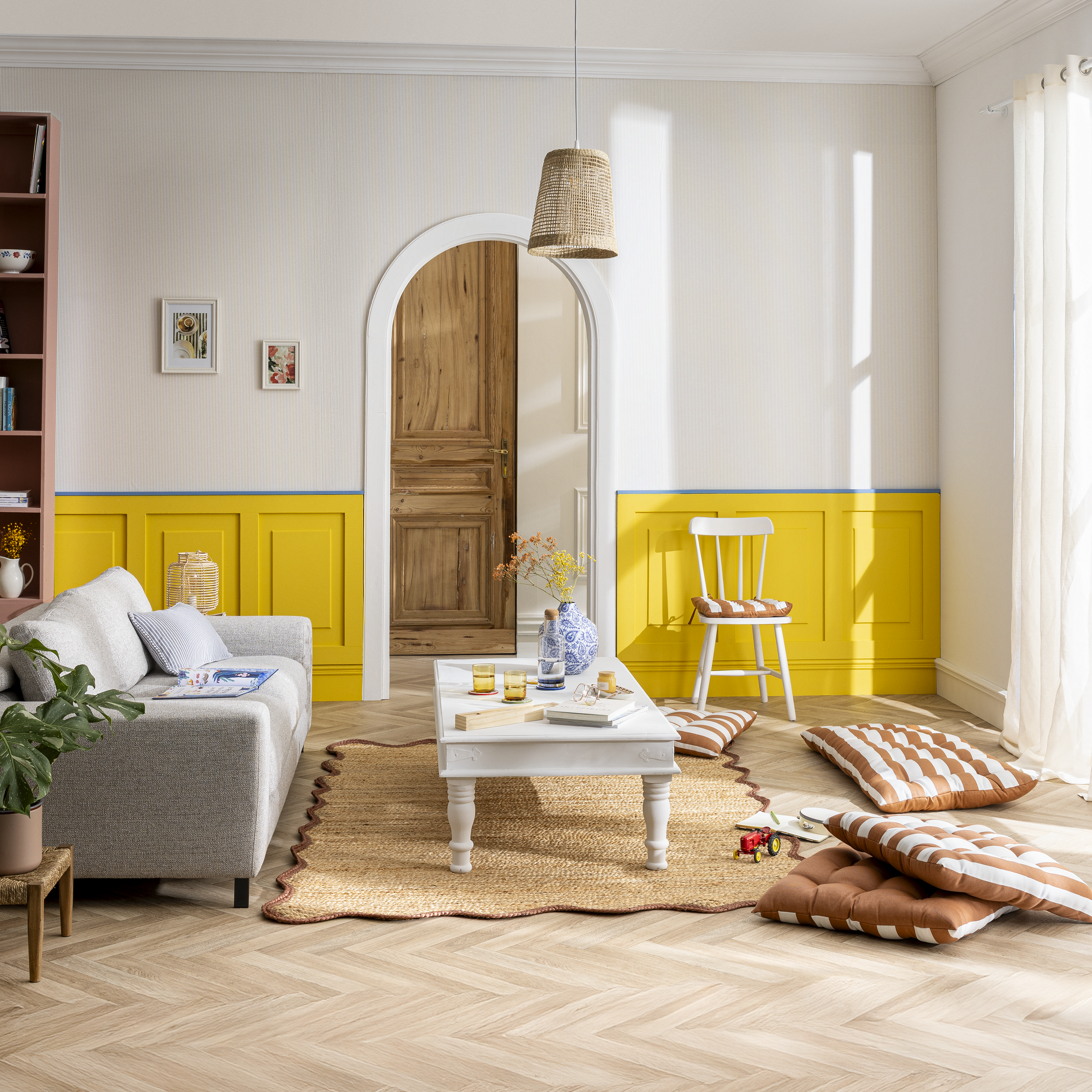 Cortinado ilhós Elara 140x280cm paper Inspire - 3