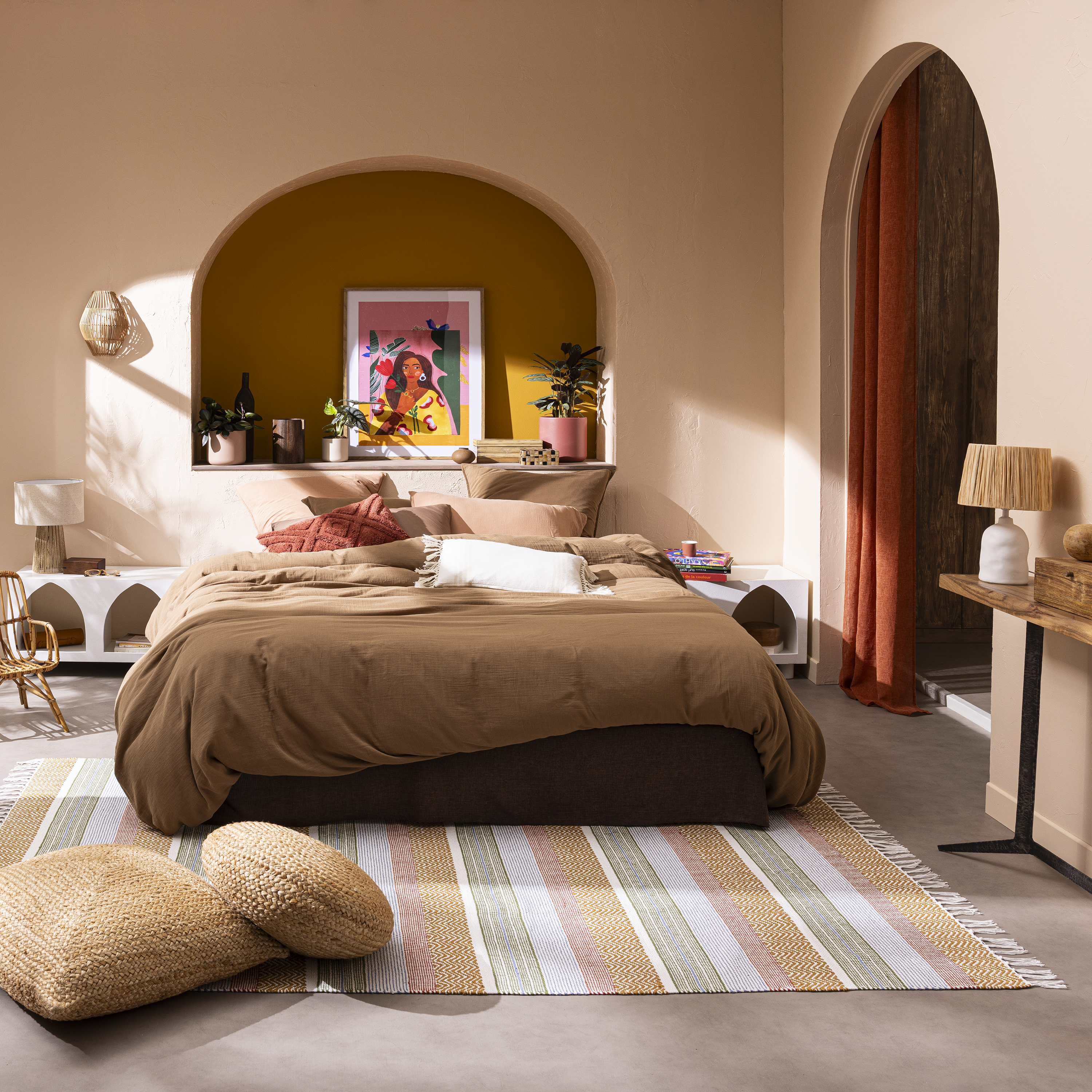 Tapete geométrico Playa 160x230cm multicor Inspire - 4