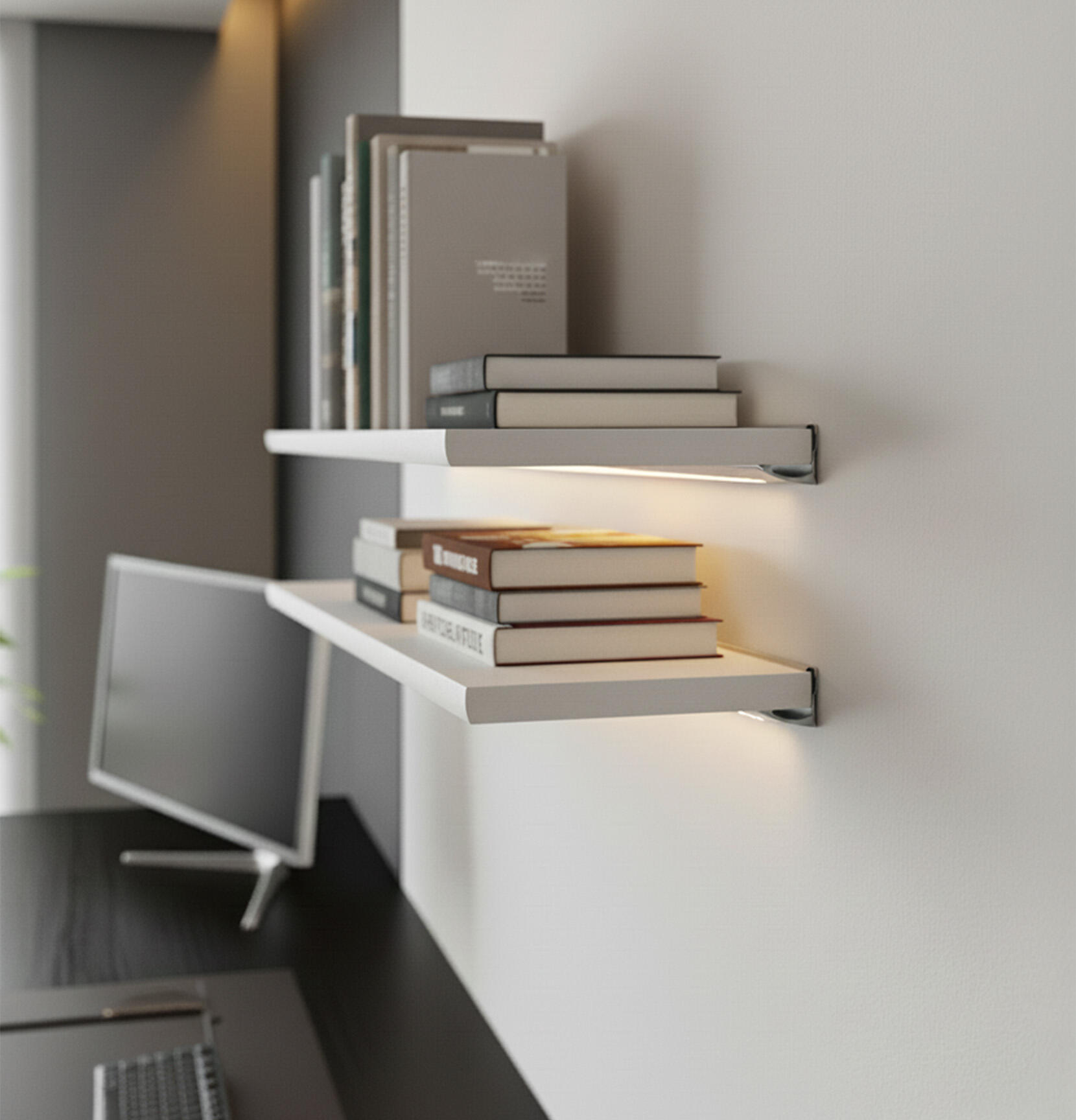 Profilé aluminium Alluminia blanc, 60 cm - 5