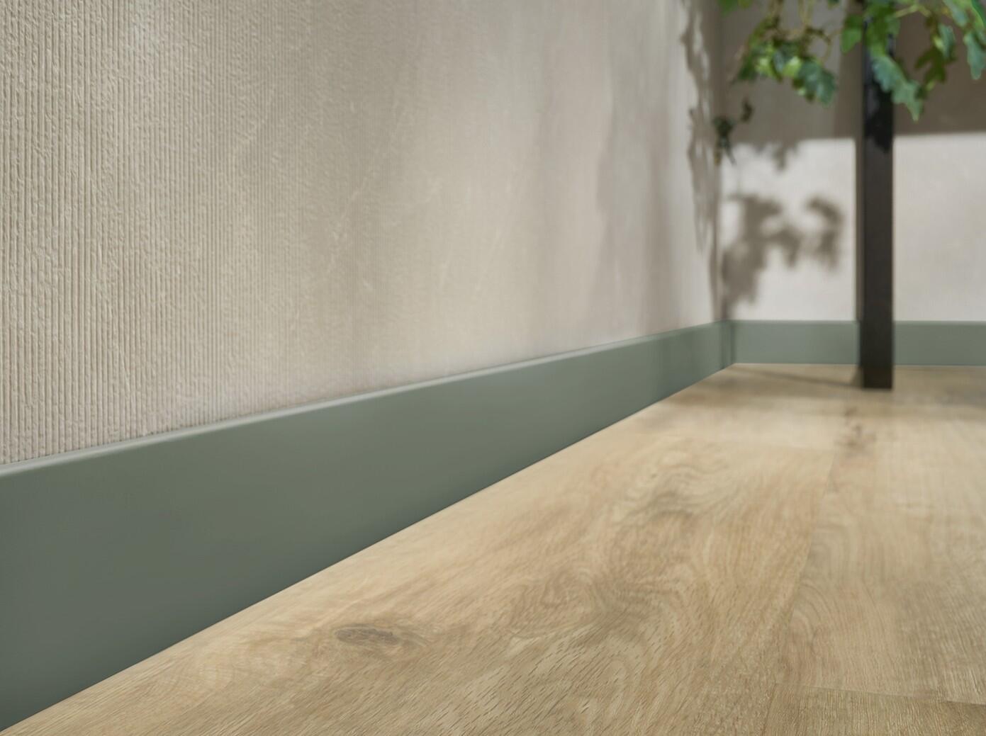Rodapé Poliestireno verde mate 15x80x2400 mm Arbiton - 2