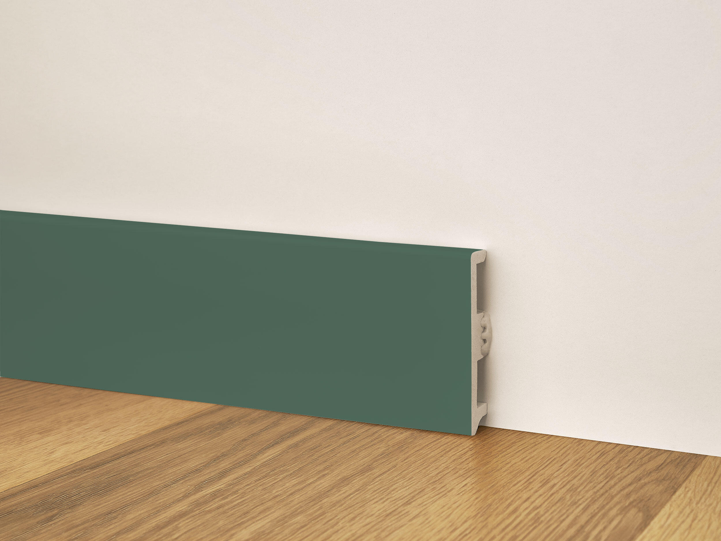 Rodapé Poliestireno verde mate 15x80x2400 mm Arbiton - 3