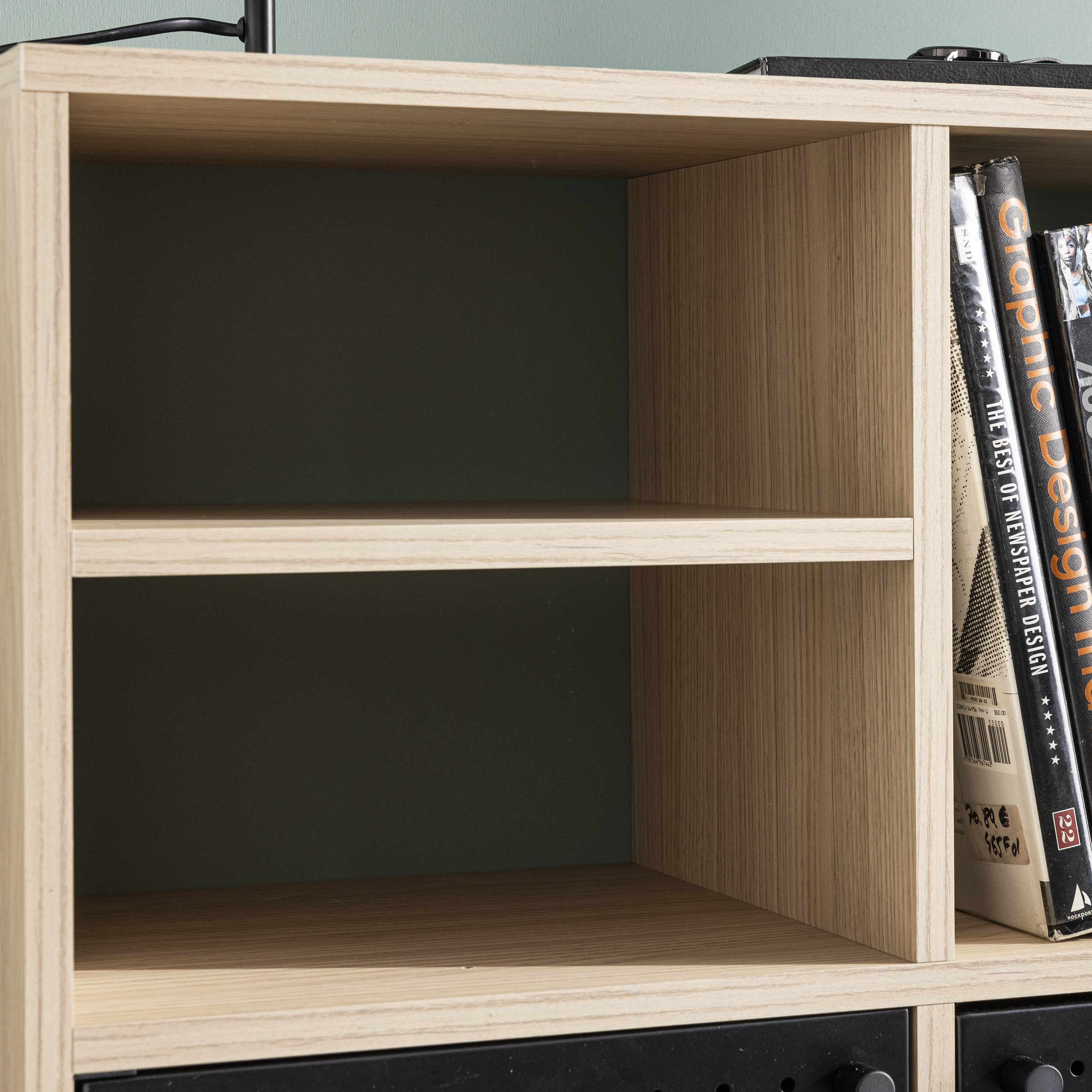 Ripiano rettangolare per interno mobile in legno Kub SPACEO L 32.7 x P 31.5 Sp 16 mm bianco - 2