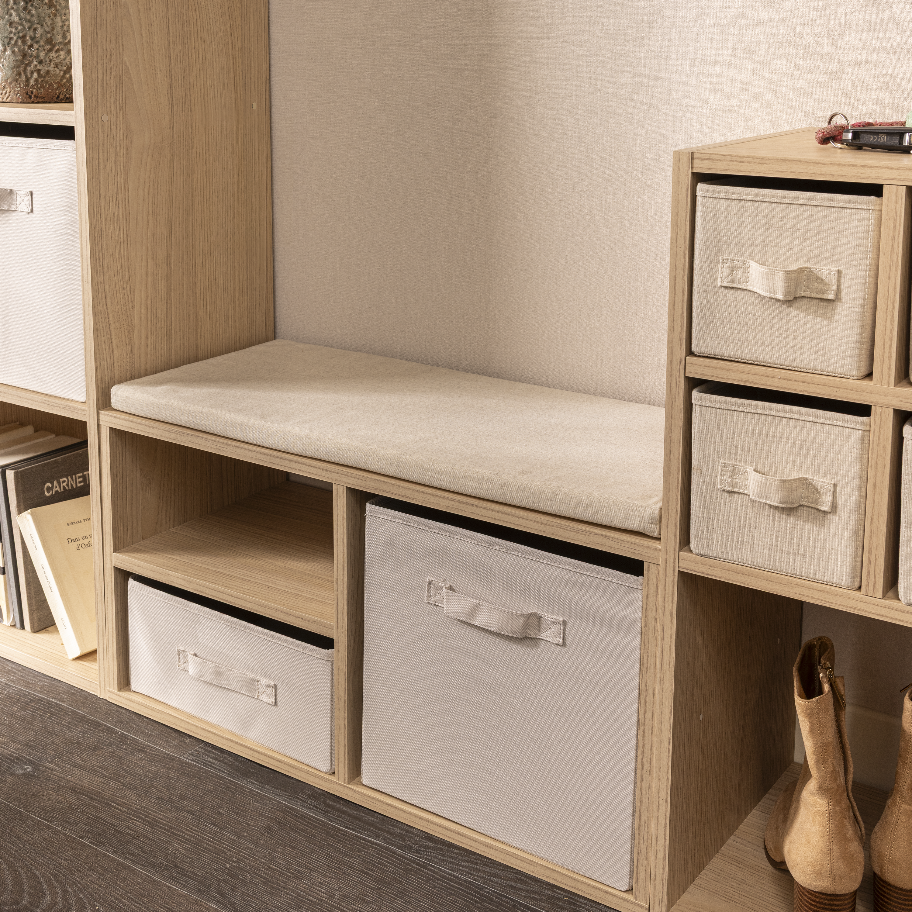 Cuscino per poltrona in poliestere beige SPACEO Kub rettangolare 30 x 69 x Sp 2.5 cm - 6