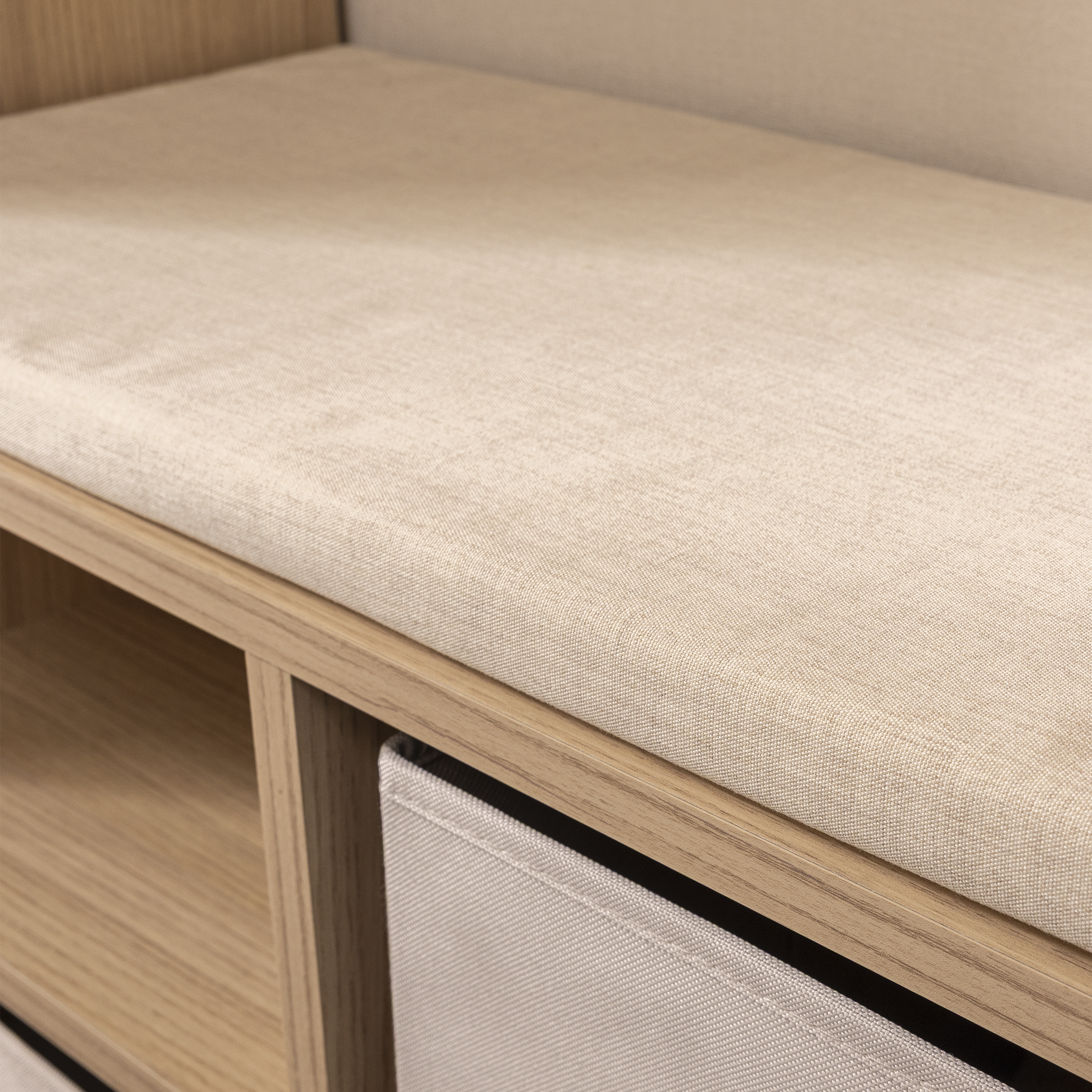 Cuscino per poltrona in poliestere beige SPACEO Kub rettangolare 30 x 69 x Sp 2.5 cm - 4