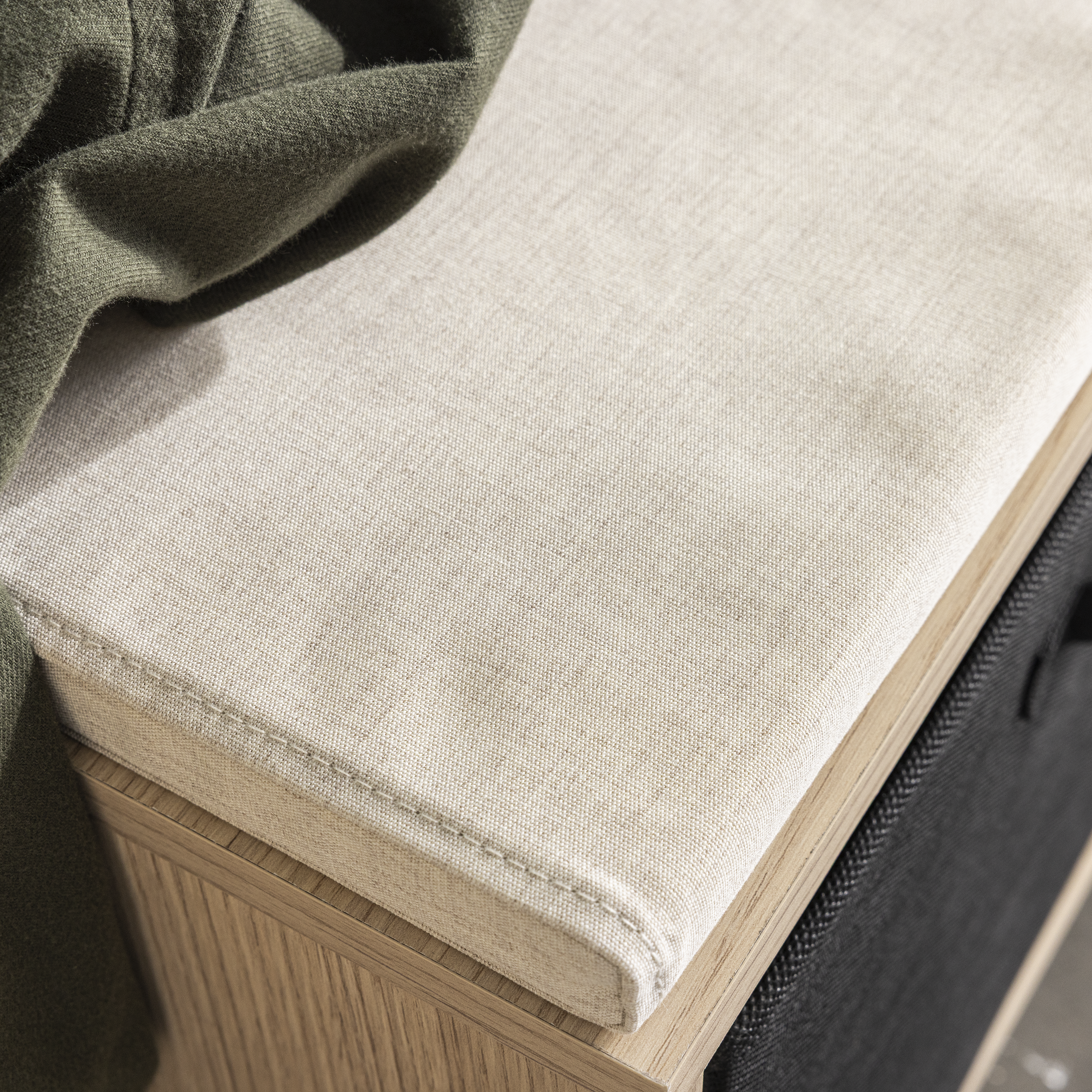 Cuscino per poltrona in poliestere beige SPACEO Kub rettangolare 30 x 69 x Sp 2.5 cm - 7