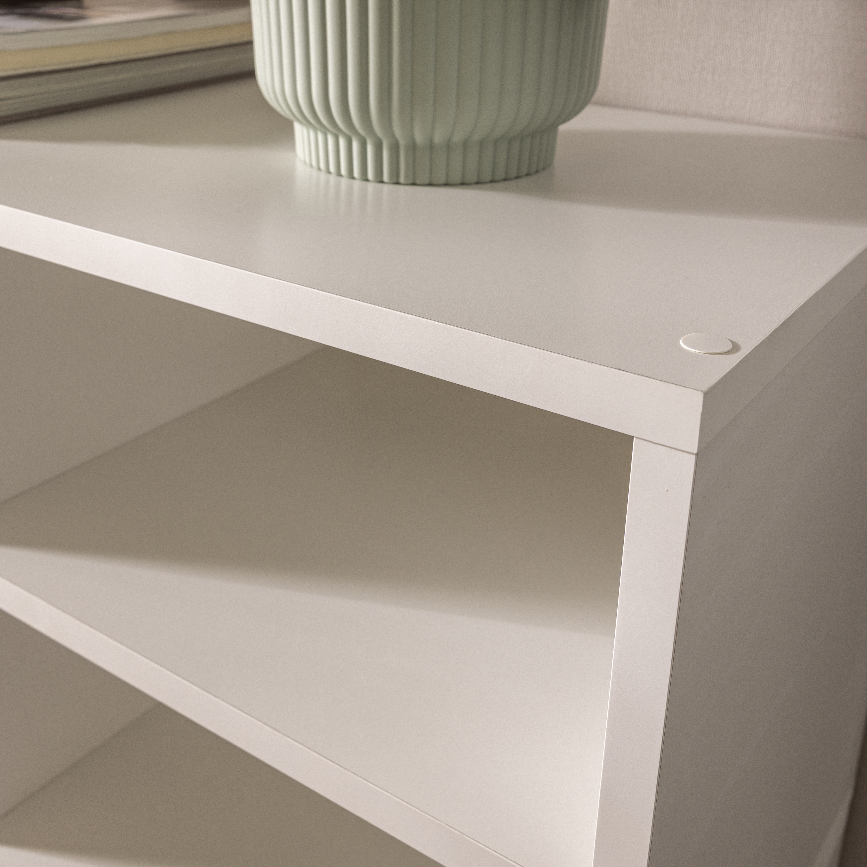 Estante Kub 3x1 Spaceo 36 x 32 x 105 cm branco - 4