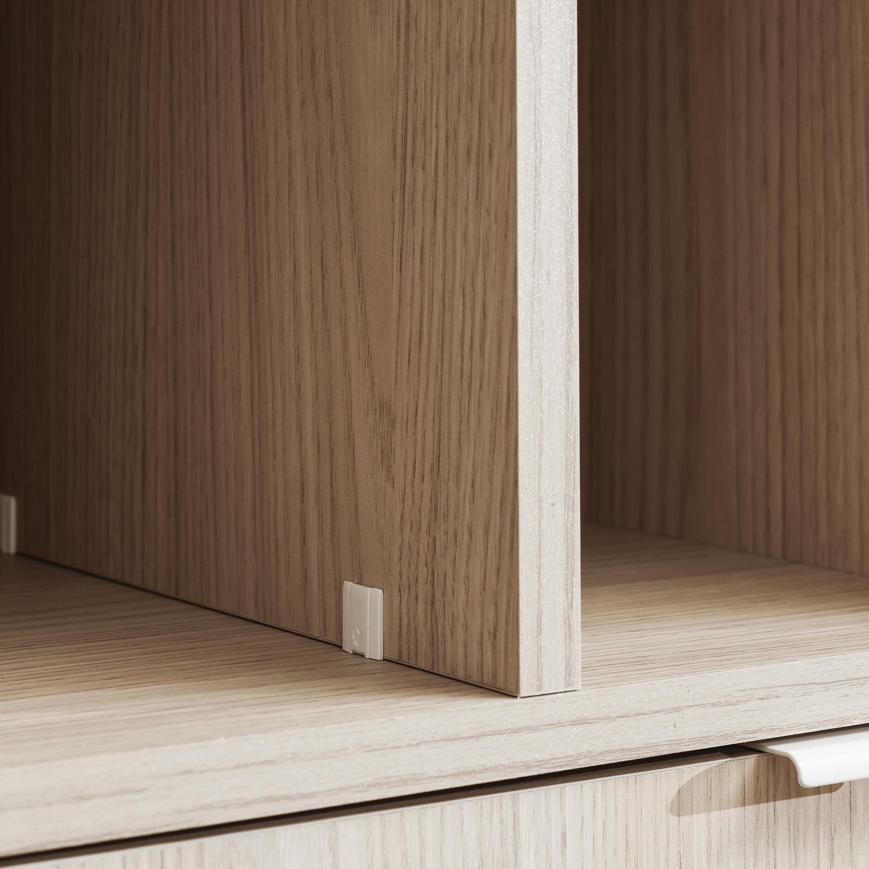 Ripiano rettangolare per interno mobile in legno Kub SPACEO L 32.7 x P 31.5 Sp 16 mm bianco - 6