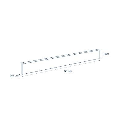 Lot de 2 plinthes Lyra 8xL.59.7 cm, Ep.8.0 mm - 3