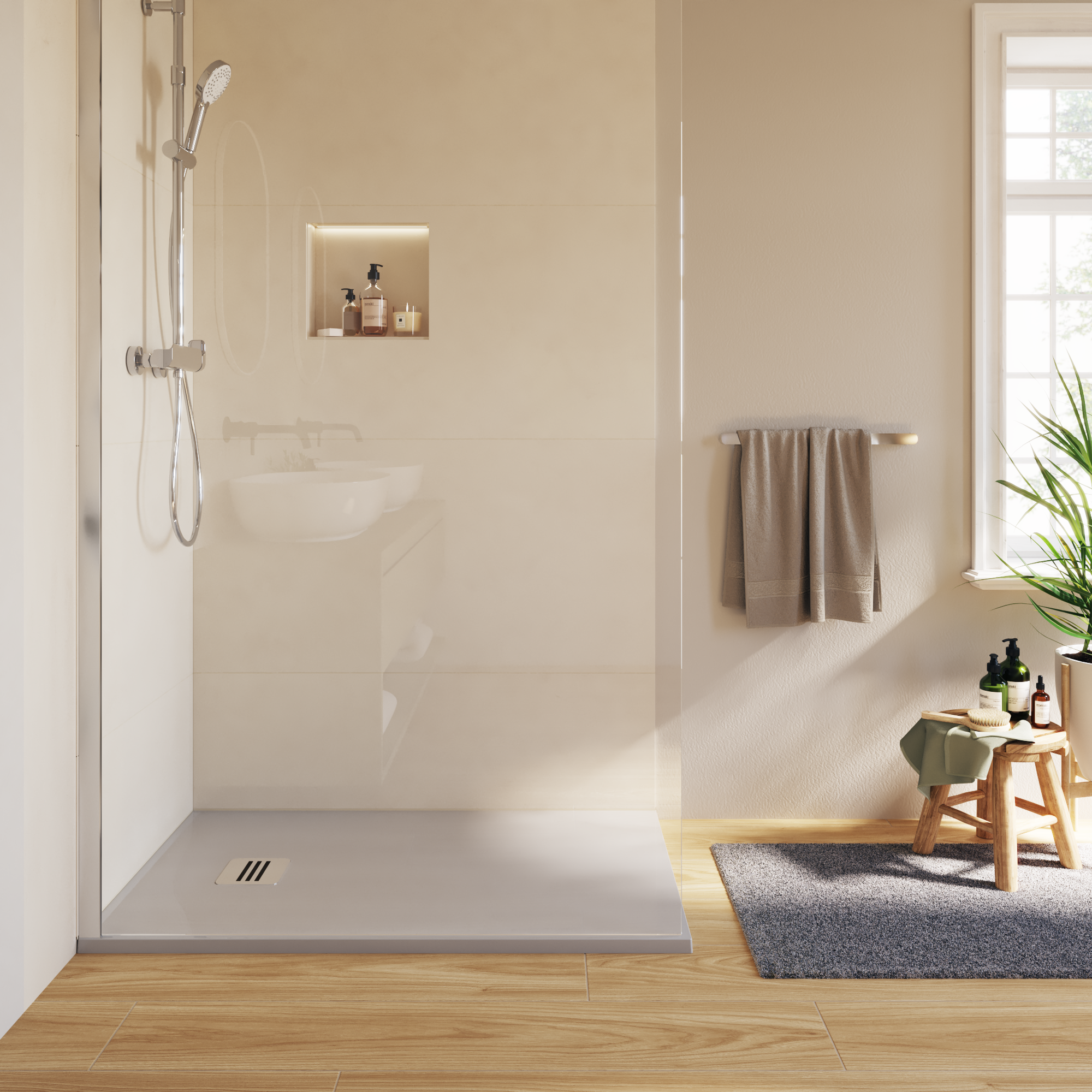 beige mat