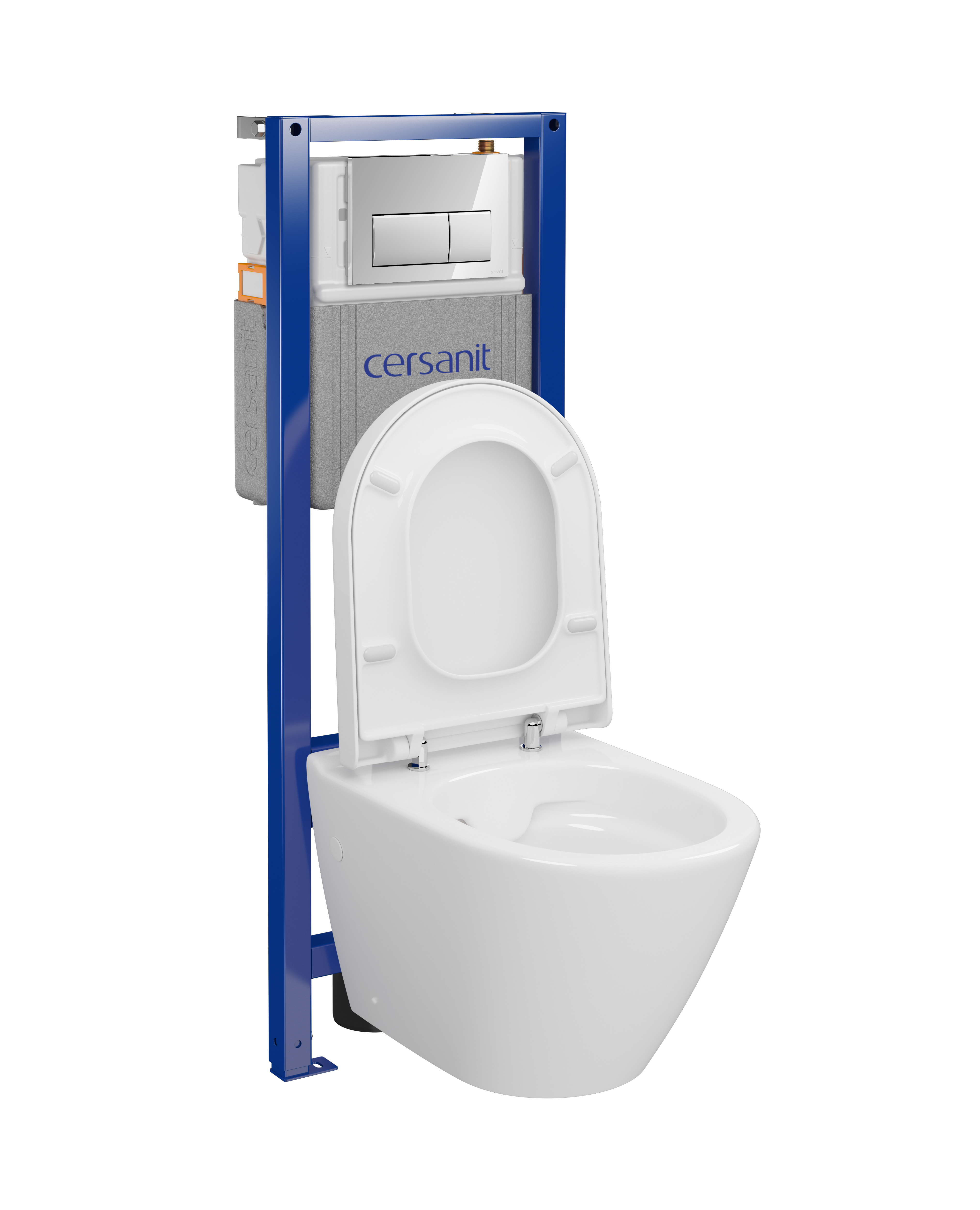 Zestaw podtynkowy WC Selva bezkołnierzowy Cersanit - 5