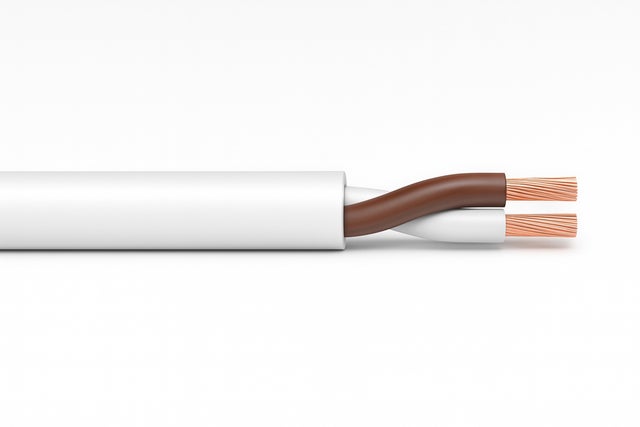CABLE DE VIDEO/PORTERO 2X0,5MM LIBRE DE HALOGENOS BLANCO 100M