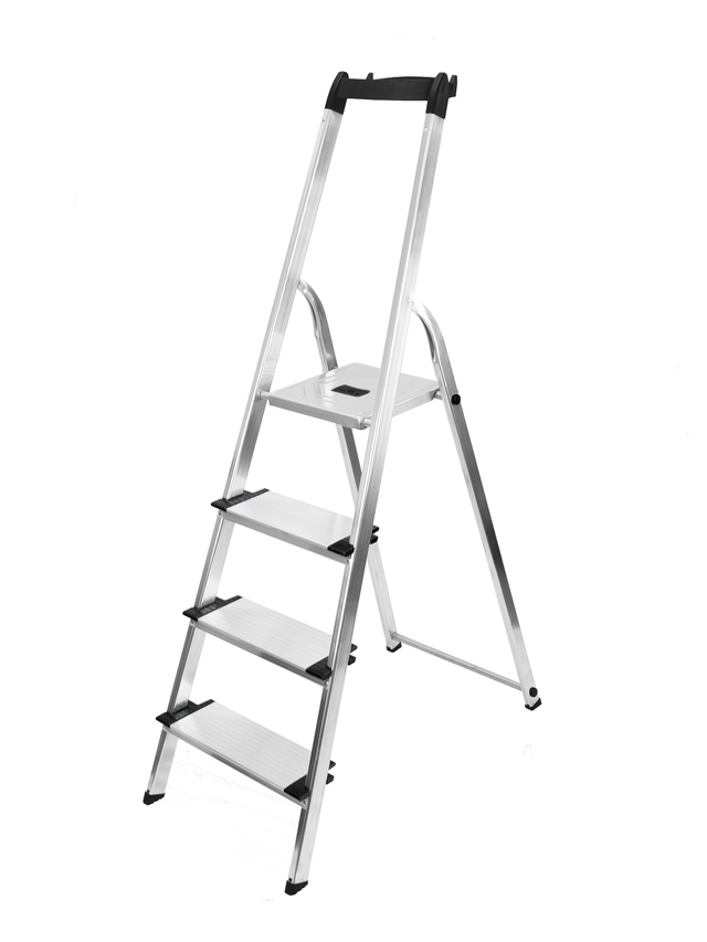 Escabeau 4 marches professionnel - HAILO