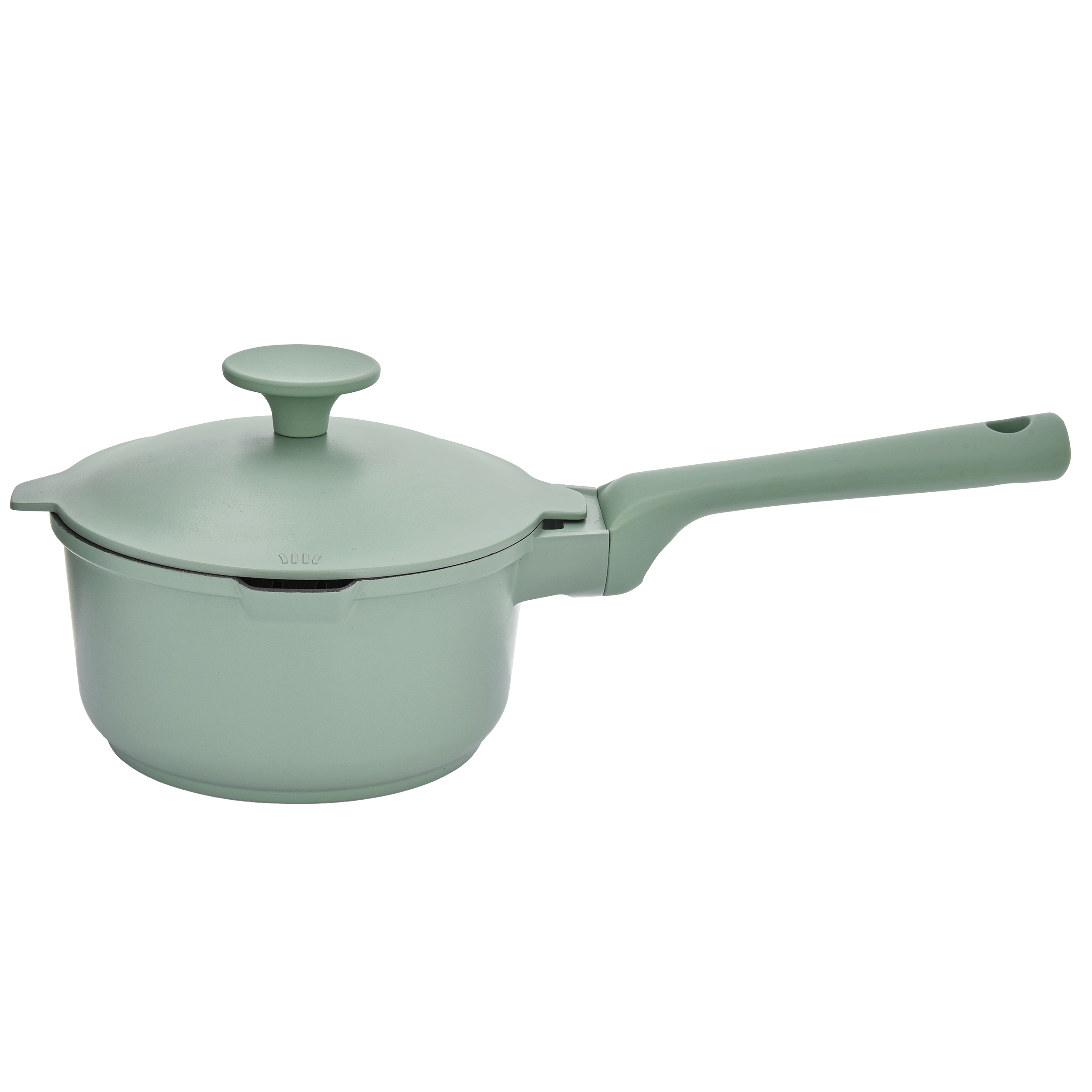Garnek z powłoką Qualum Basic z pokrywką Fern 16 cm Ambition