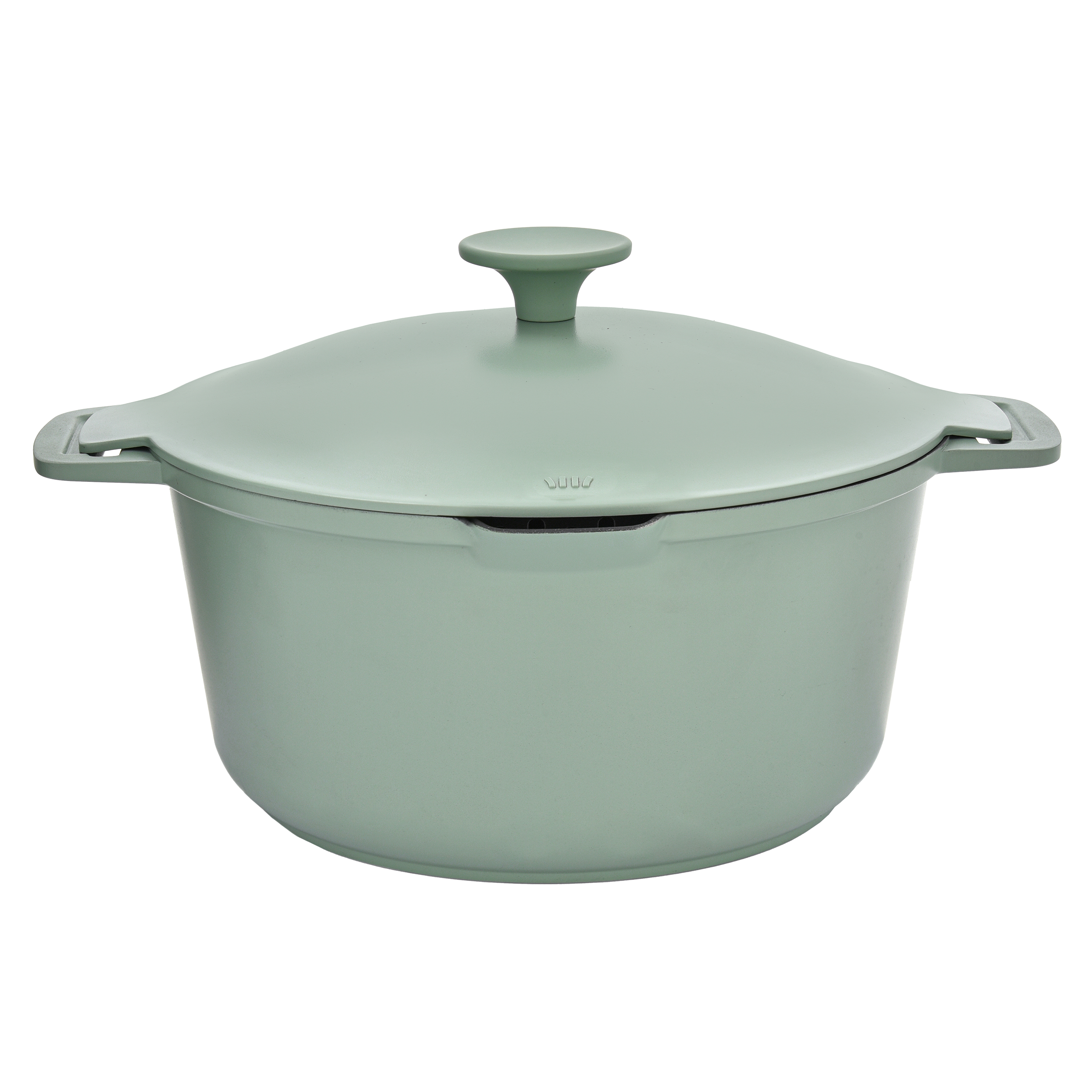 Garnek z powłoką Qualum Basic z pokrywką Fern 24 cm Ambition