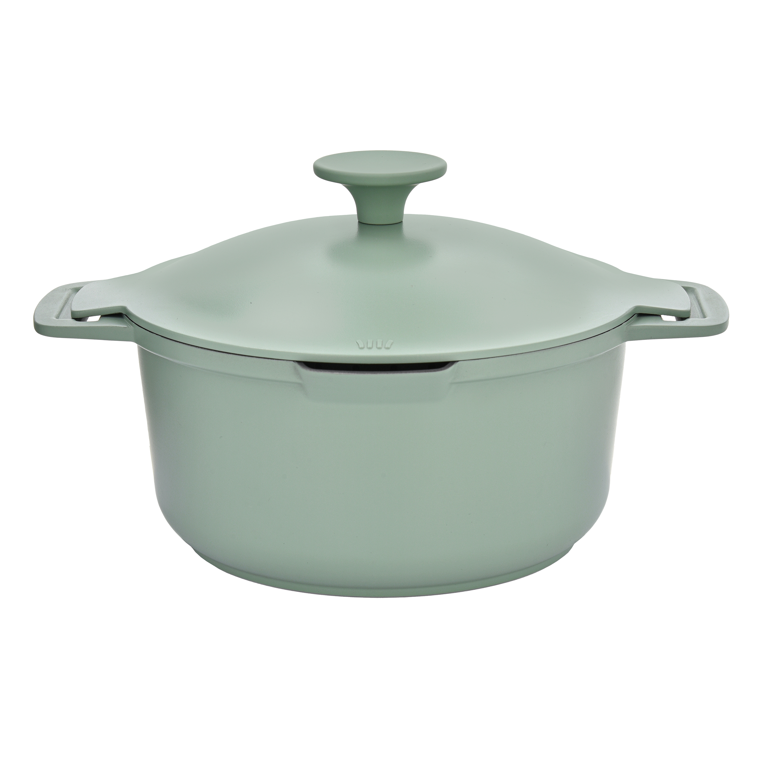 Garnek z powłoką Qualum Basic z pokrywką Fern 20 cm Ambition