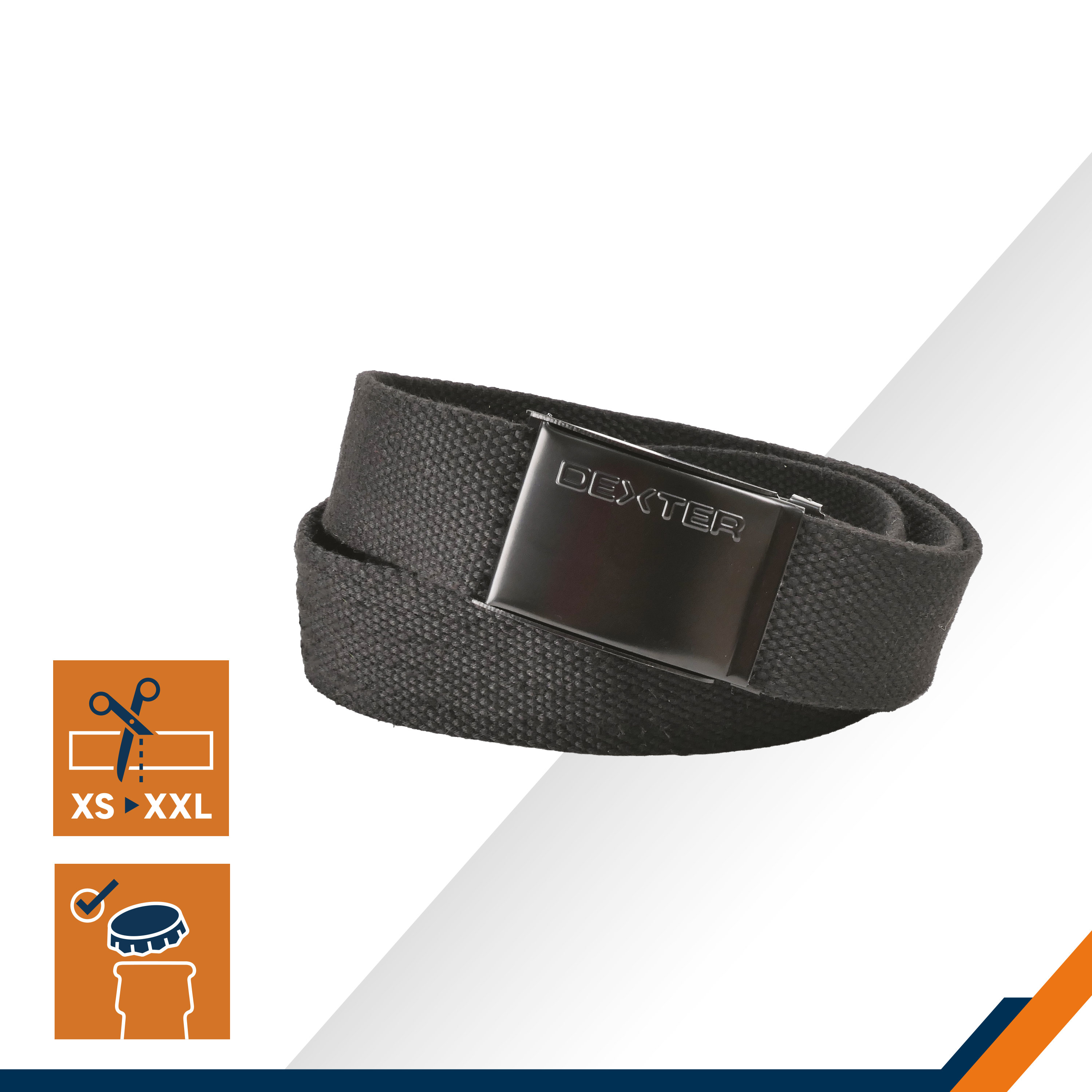 Pasek do spodni roboczych czarny DEXTER - 8