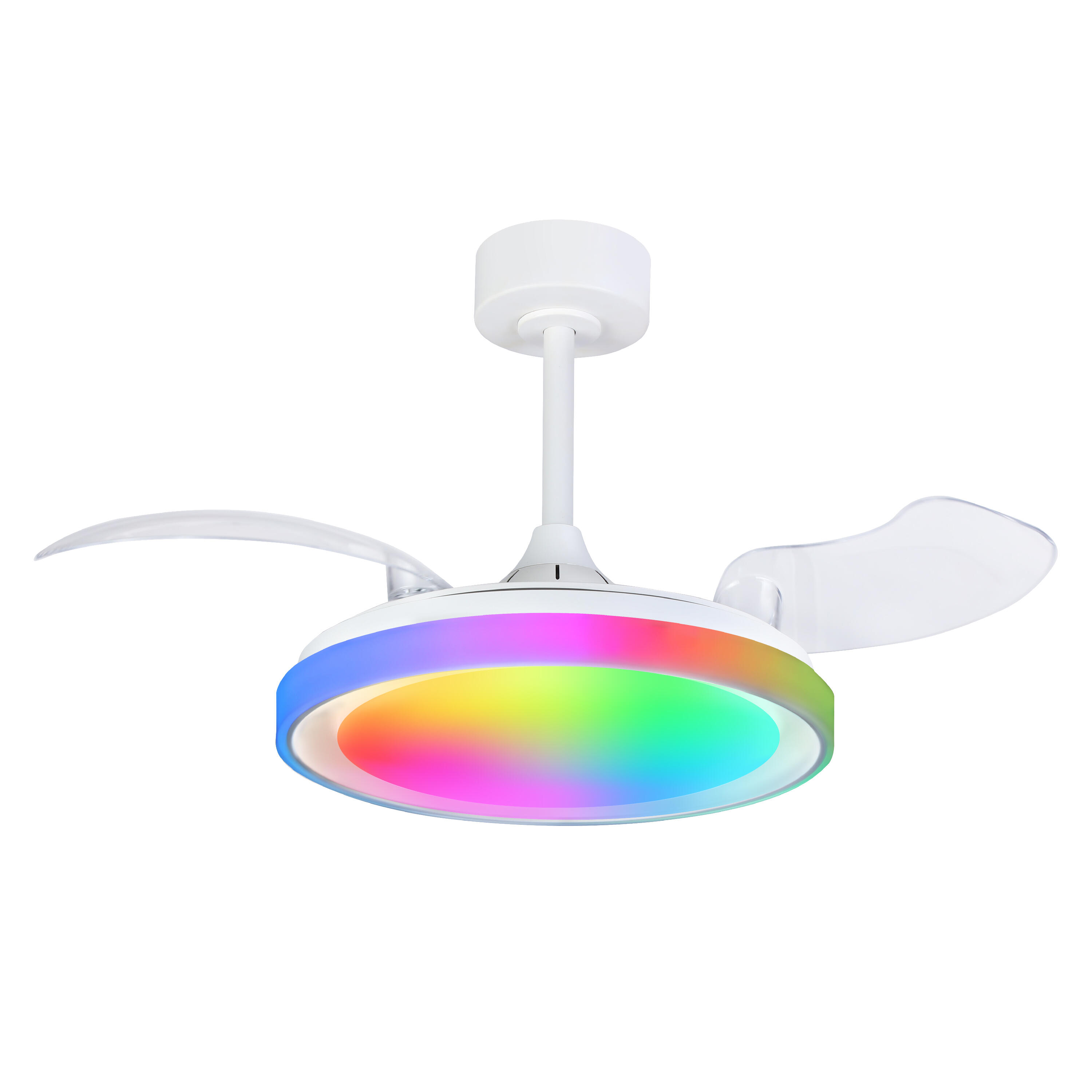 Ventilateur de plafond LED, Blossom S, 91 cm, INSPIRE, blanc - 2