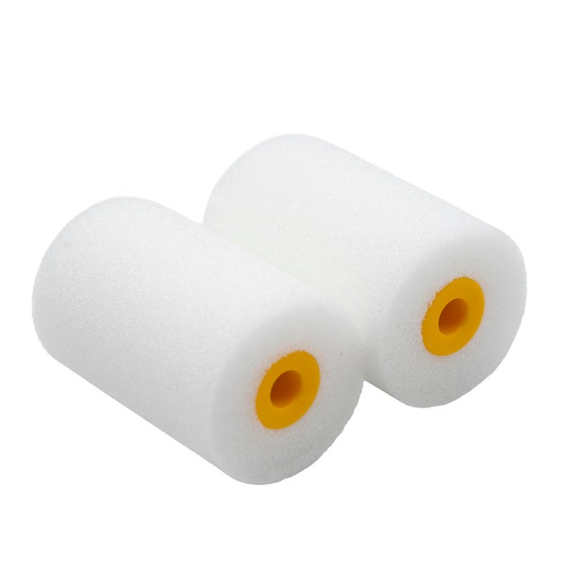 2 RECARGAS MINI ROLO ESPUMA UNIVERSAL 6CM