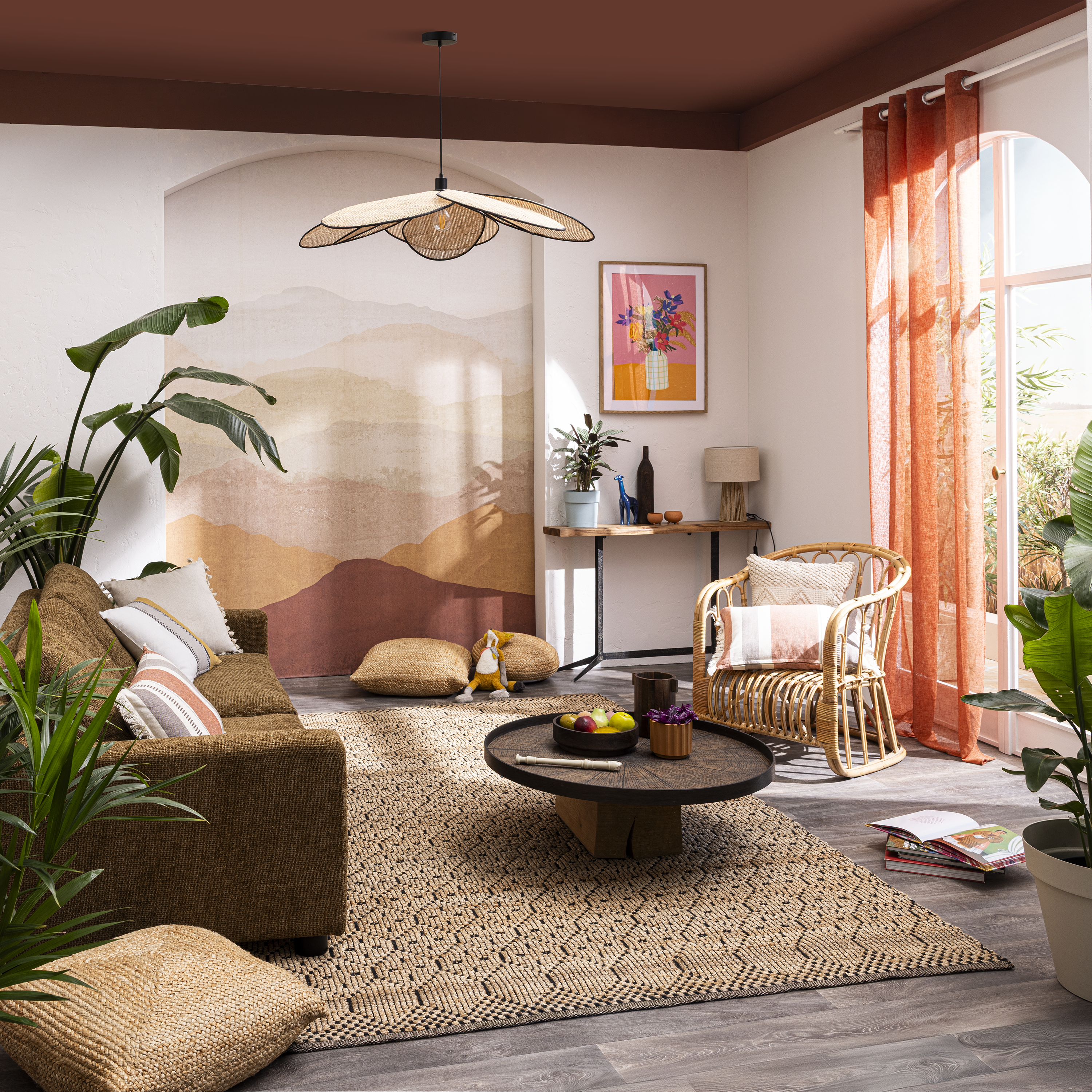 Almofada decorativa Billy 40x60cm terracotta Inspire - 10