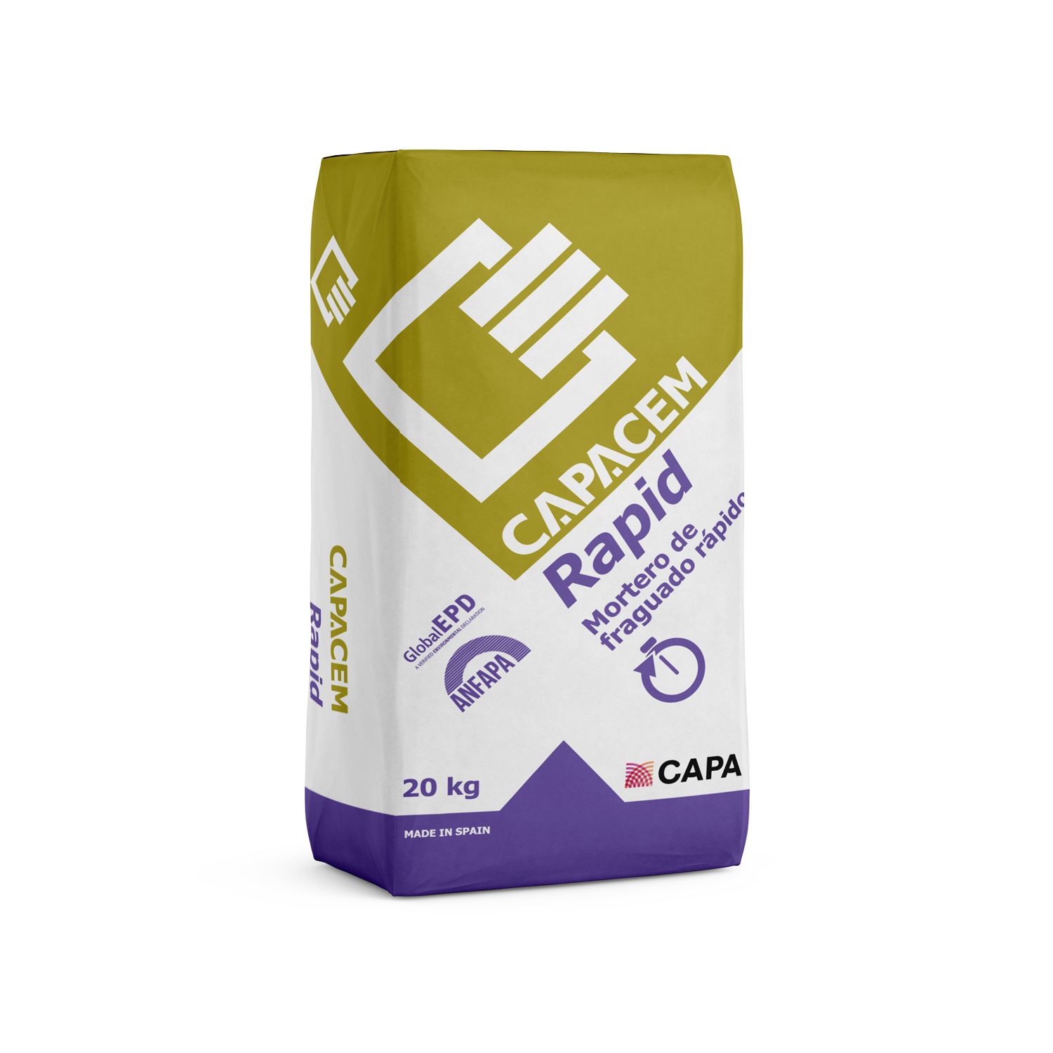 MORTERO RAPIDO CAPACEM RAPID 20 KG - 2