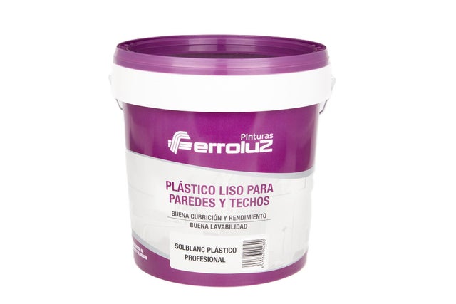 PINTURA PLASTICA BLANCA MATE 15L SOLBLANC