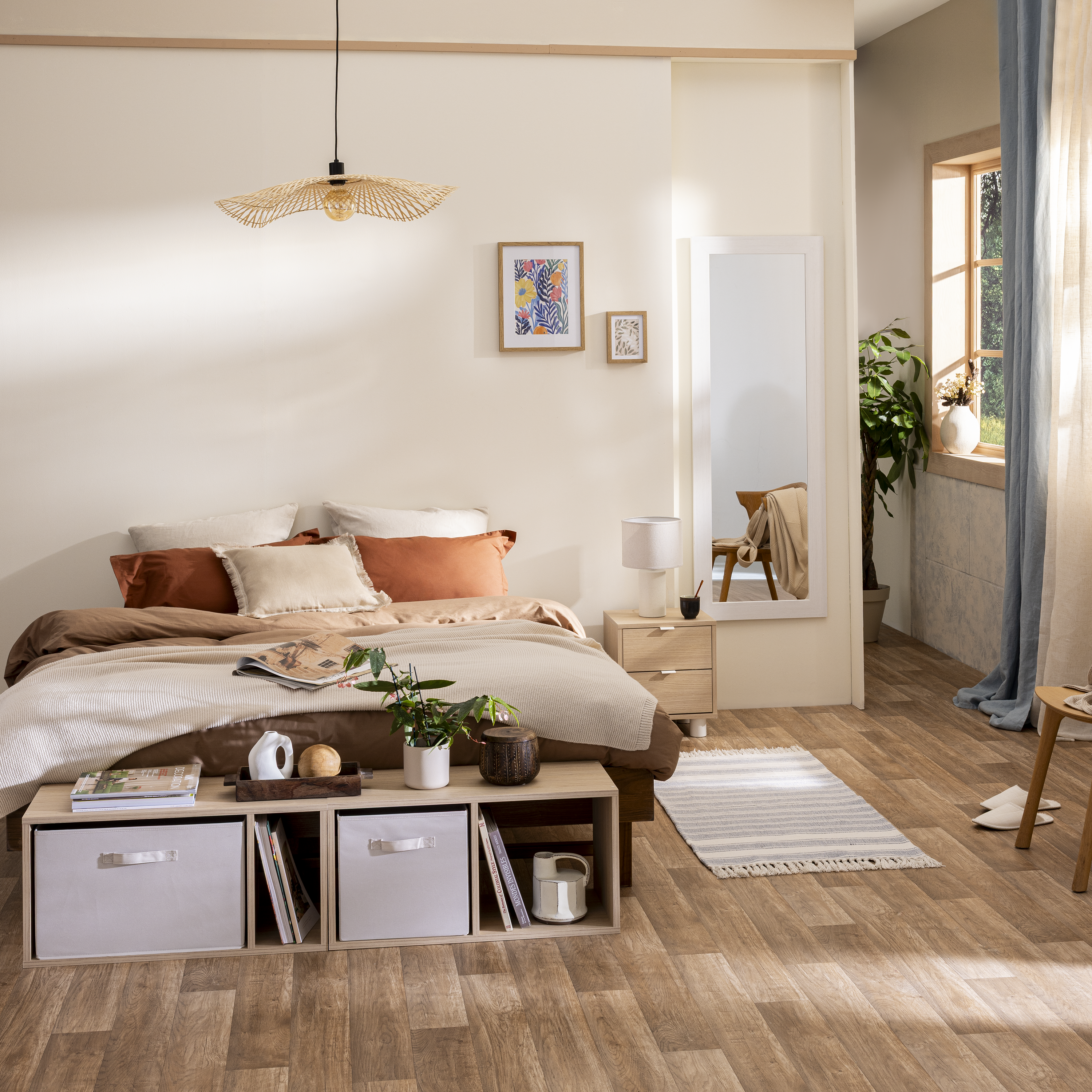 Fronha de almofada Lenaya 45x45cm natural Inspire - 10