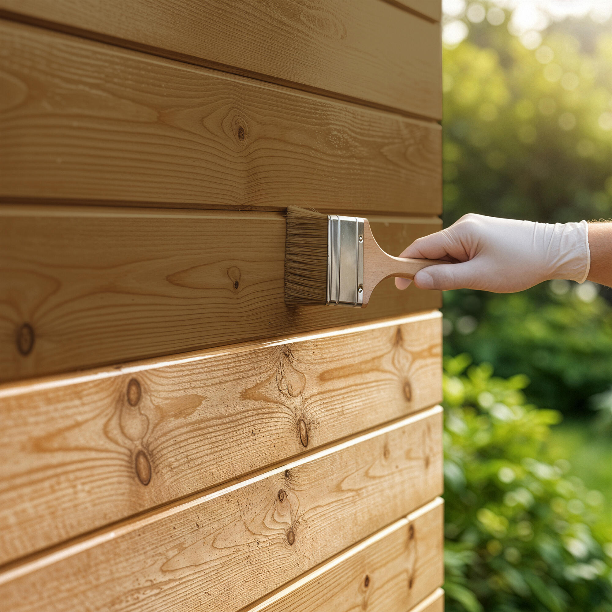 Protector madera exterior color roble para caseta de jardín, ventana, puerta, persiana, valla XYLAZEL mate 750 ml base agua - 4