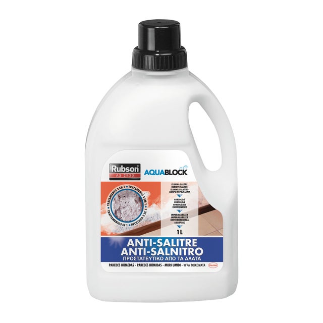 Pulitore antimuffa RUBSON Aquablock Antisalnitro 1 L