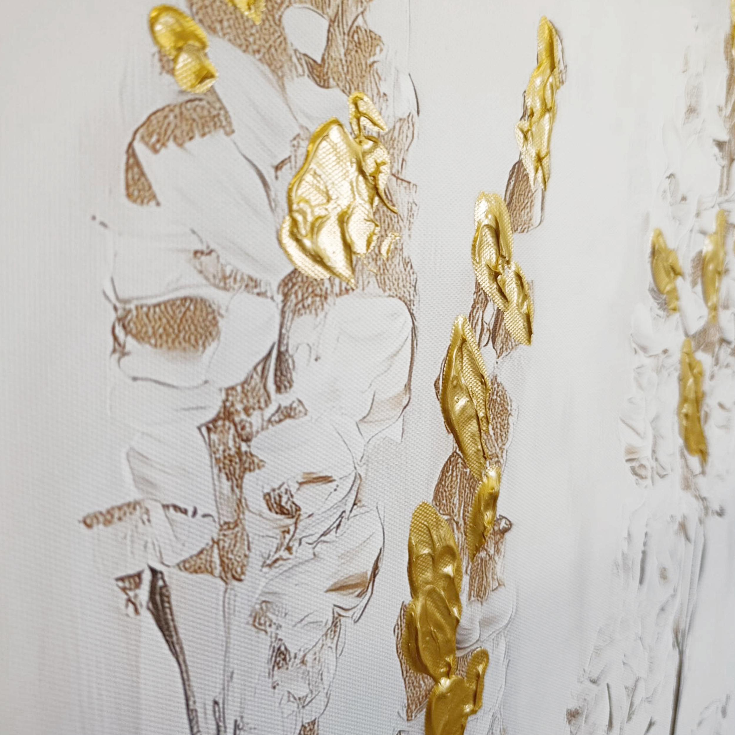 Obraz ręcznie malowany Wild Ferns 70 x 100 cm - 6
