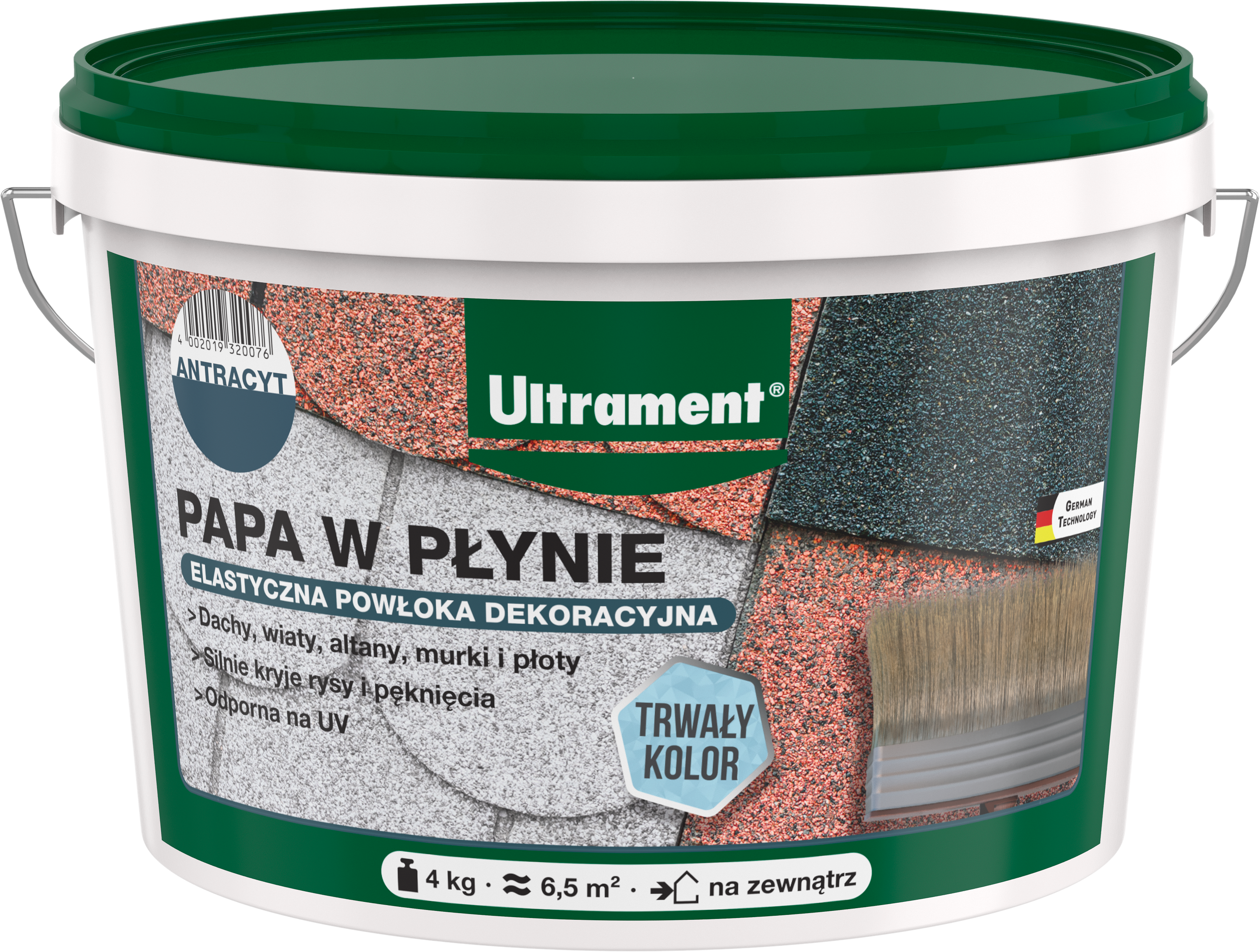 Papa w płynie antracytowa 4 kg ULTRAMENT