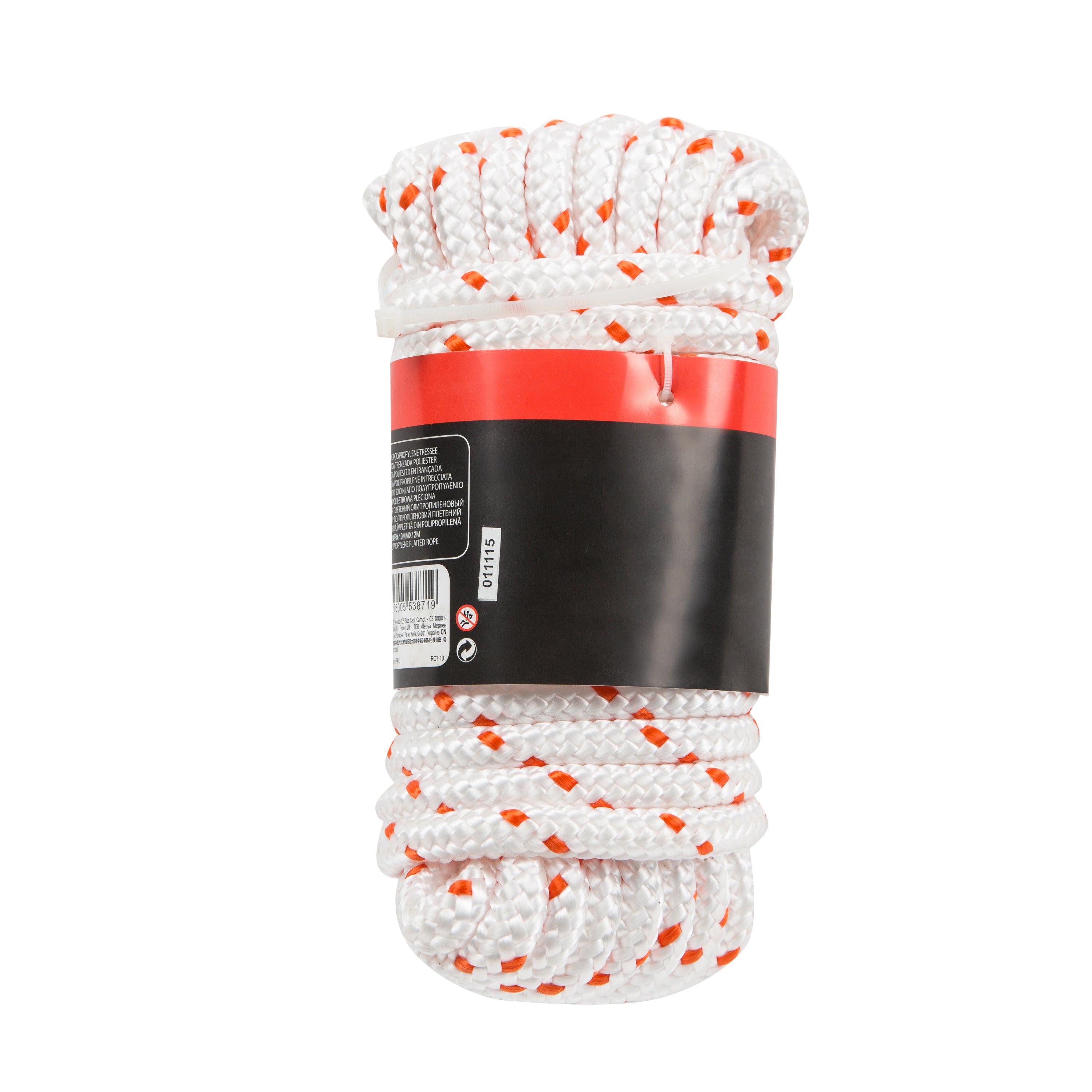 Corda in polipropilene STANDERS L 10 m x Ø 12 mm bianco e arancione carico max 600 Kg - 3