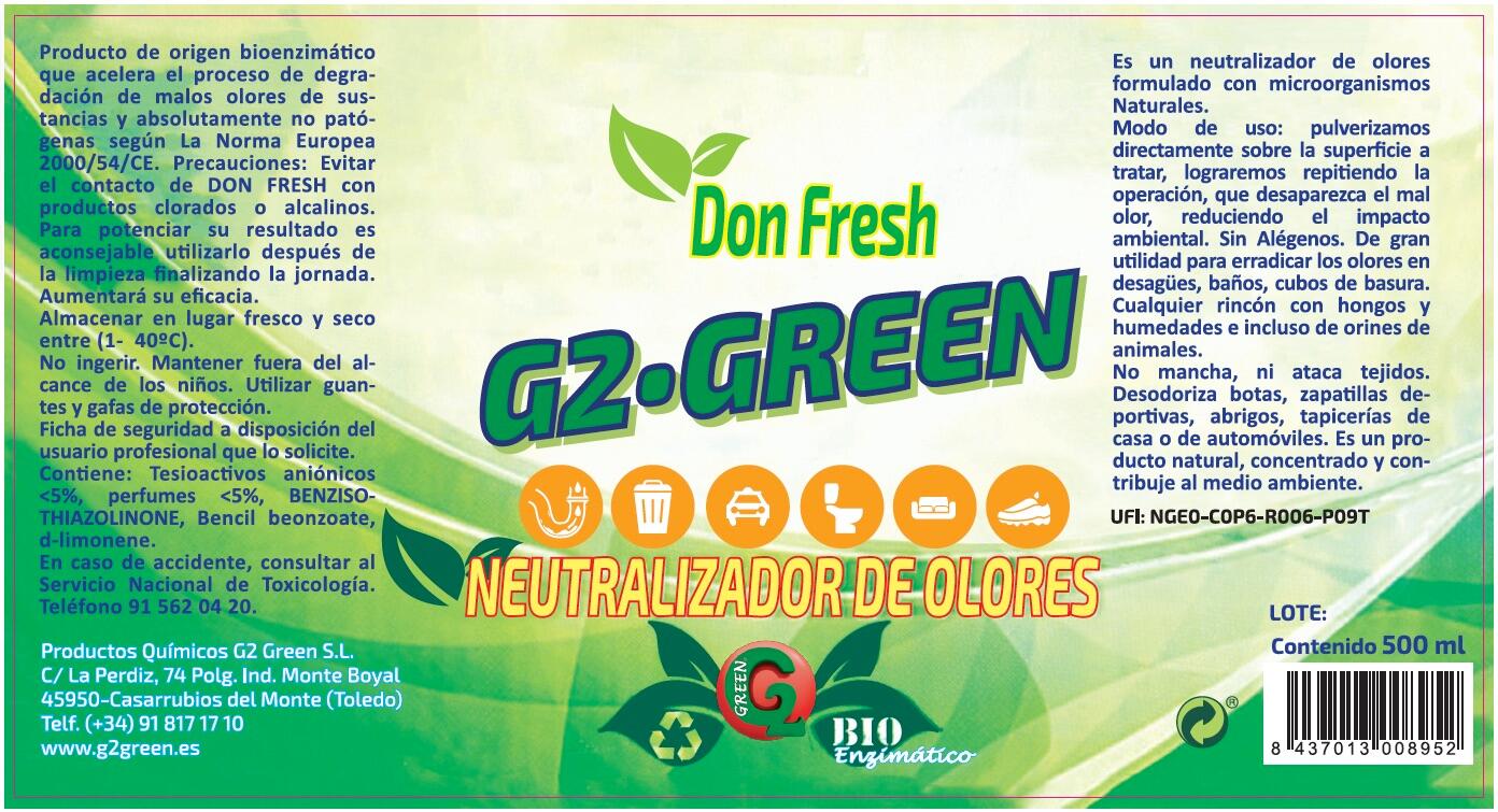 ELIMINADOR DE OLORES PISTOLA 500ML - 2