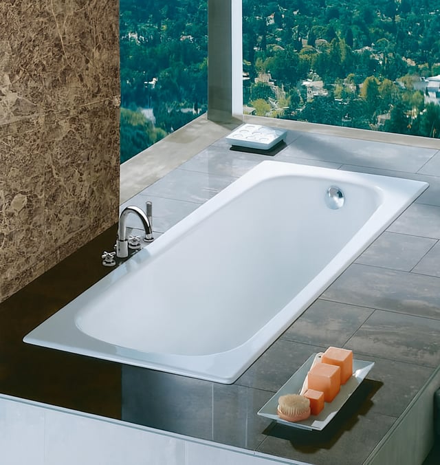 BAÑERA CHAPA DE ACERO ROCA CONTESA 120X70CM