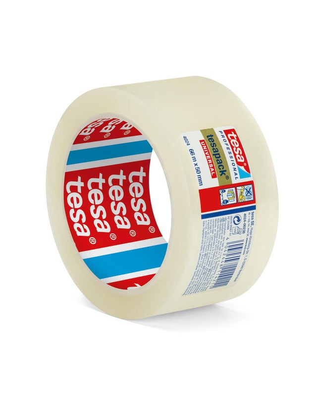 Adhésif d'emballage transparent l.50 mm x L.66 m - TESA