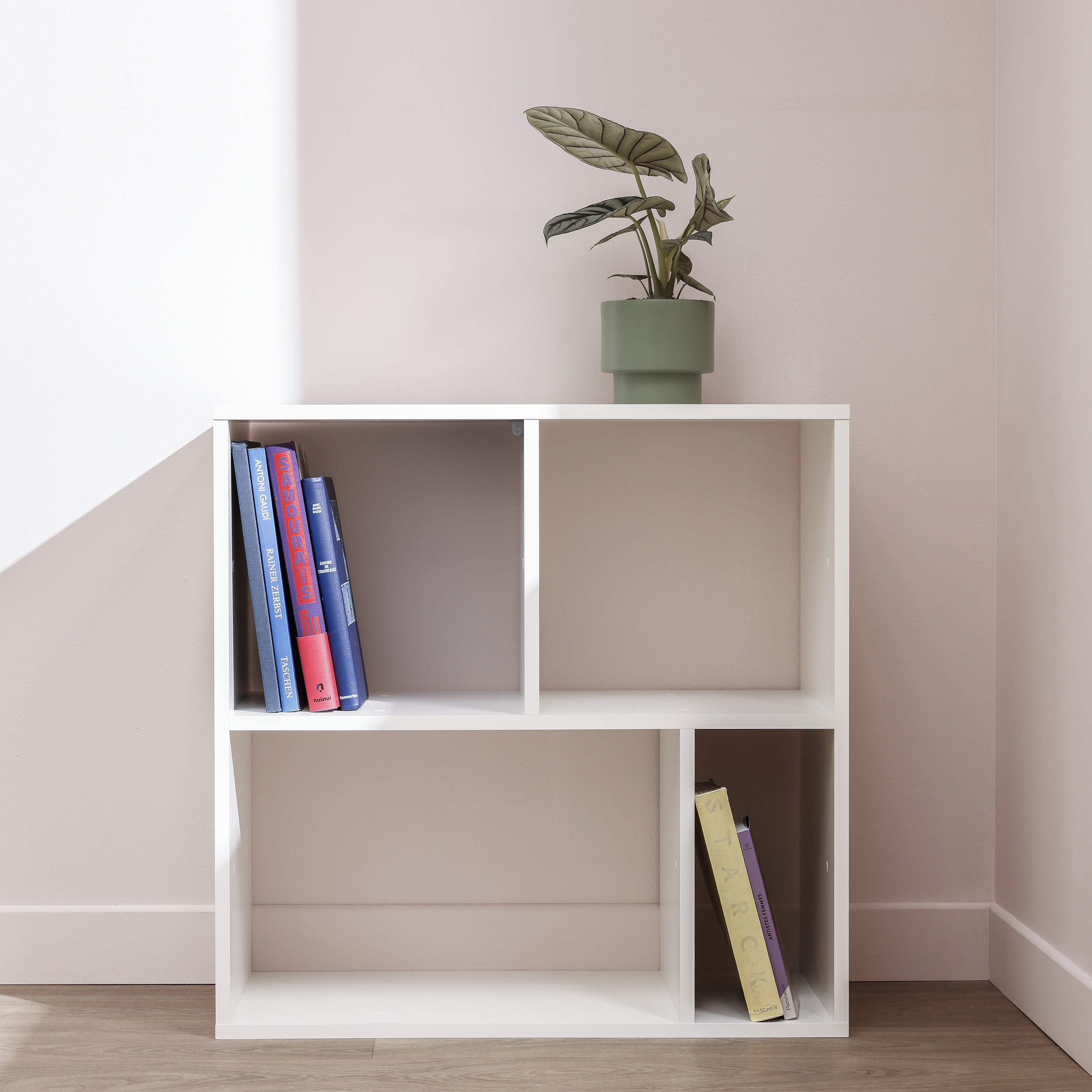 Estante Kub 2x2 Spaceo 70 x 32 x 71 cm branco - 12