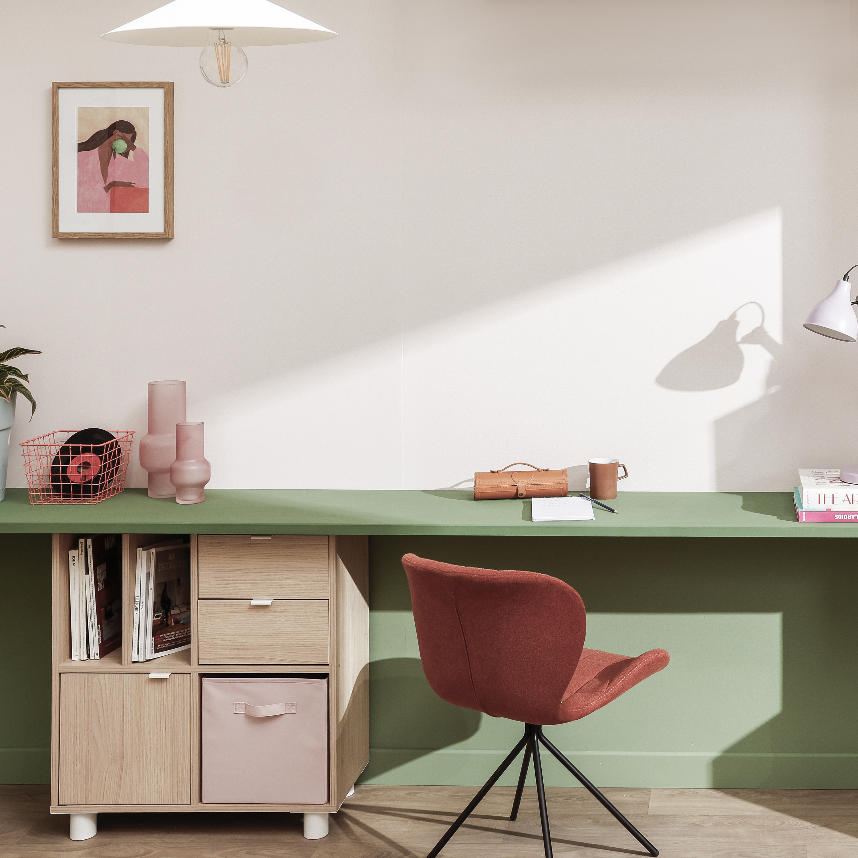 Anta Kub SPACEO L 32.2 x  H 32.2 cm rovere - 5