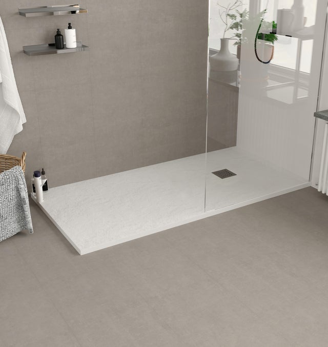 PLATO DE DUCHA RESINA RECTANGULAR BLANCO 70X140X3CM