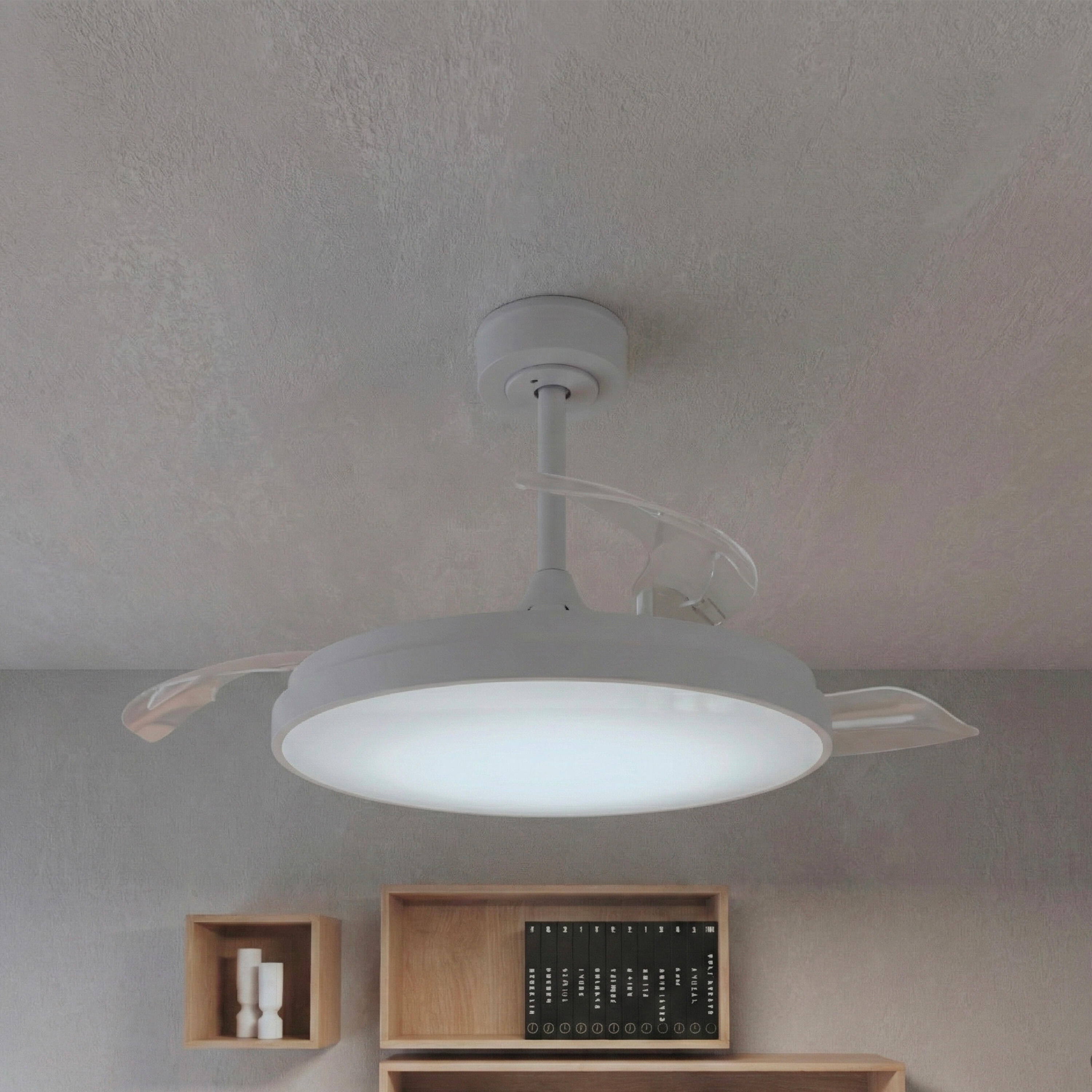 Ventilateur de plafond LED, Torrent M, 106 cm, INSPIRE, blanc - 9