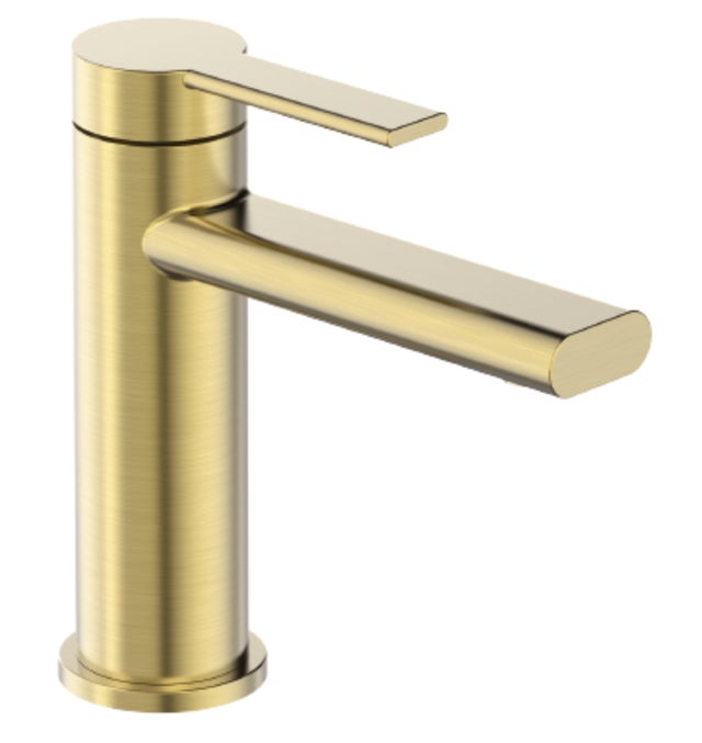 GRIFO LAVABO MONOMANDO RONDO PVD ORO CEPILLADO