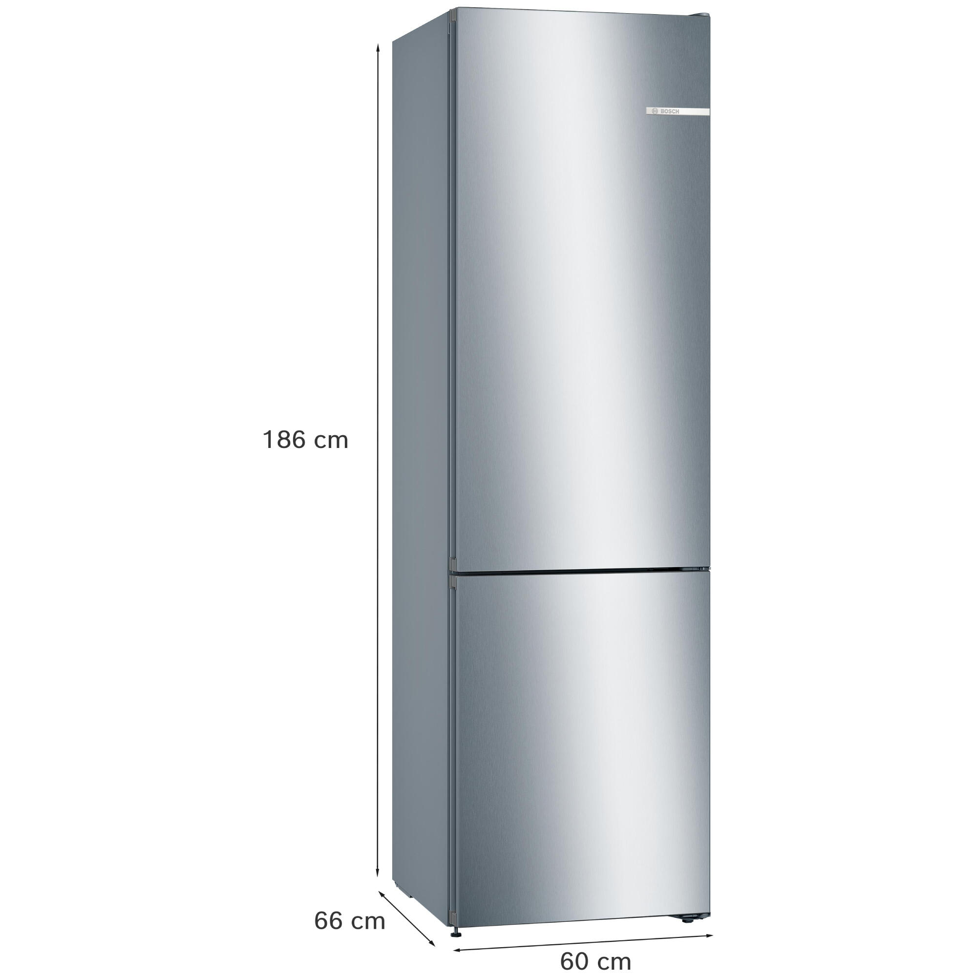 Frigor fico Combi BOSCH KGN36VIED No Frost 186cm 237L Inox Clase E frigor-fico-combi-bosch-kgn36vied-no-frost-186cm-237l-inox-clase-e