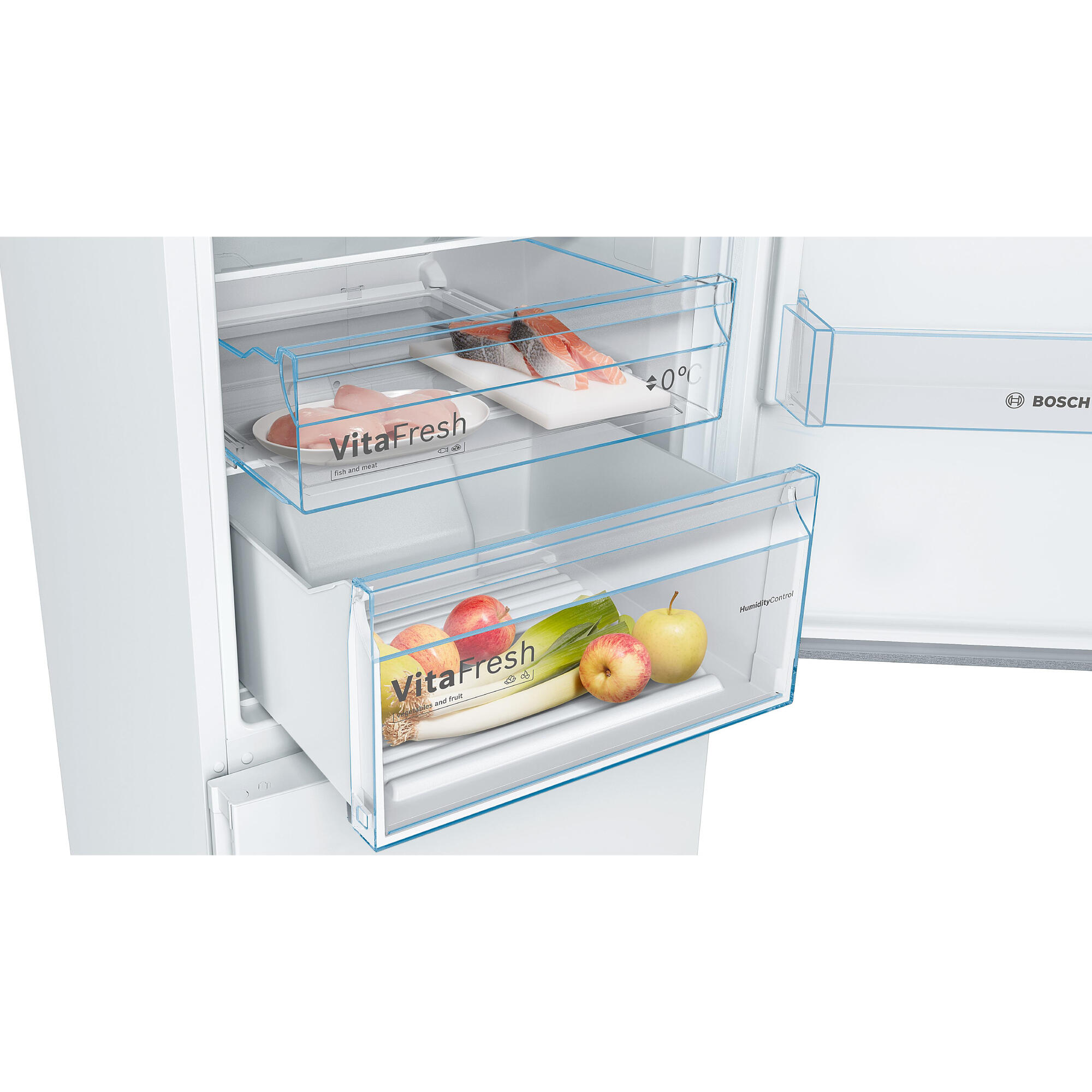 Frigorífico combi BOSCH KGN39VWEB No Frost 203cm 279L blanco clase E - 6